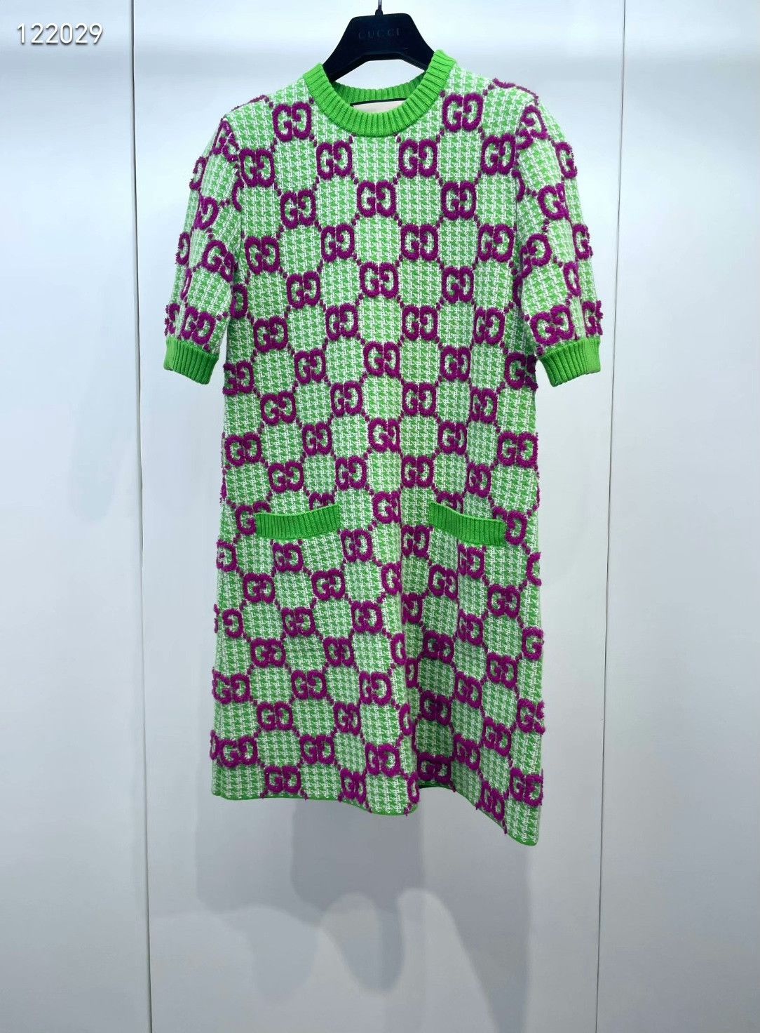 Gucci Gucci Double G Print Knit Dress Size XS / US 0-2 / IT 36-38 - 1 Thumbnail
