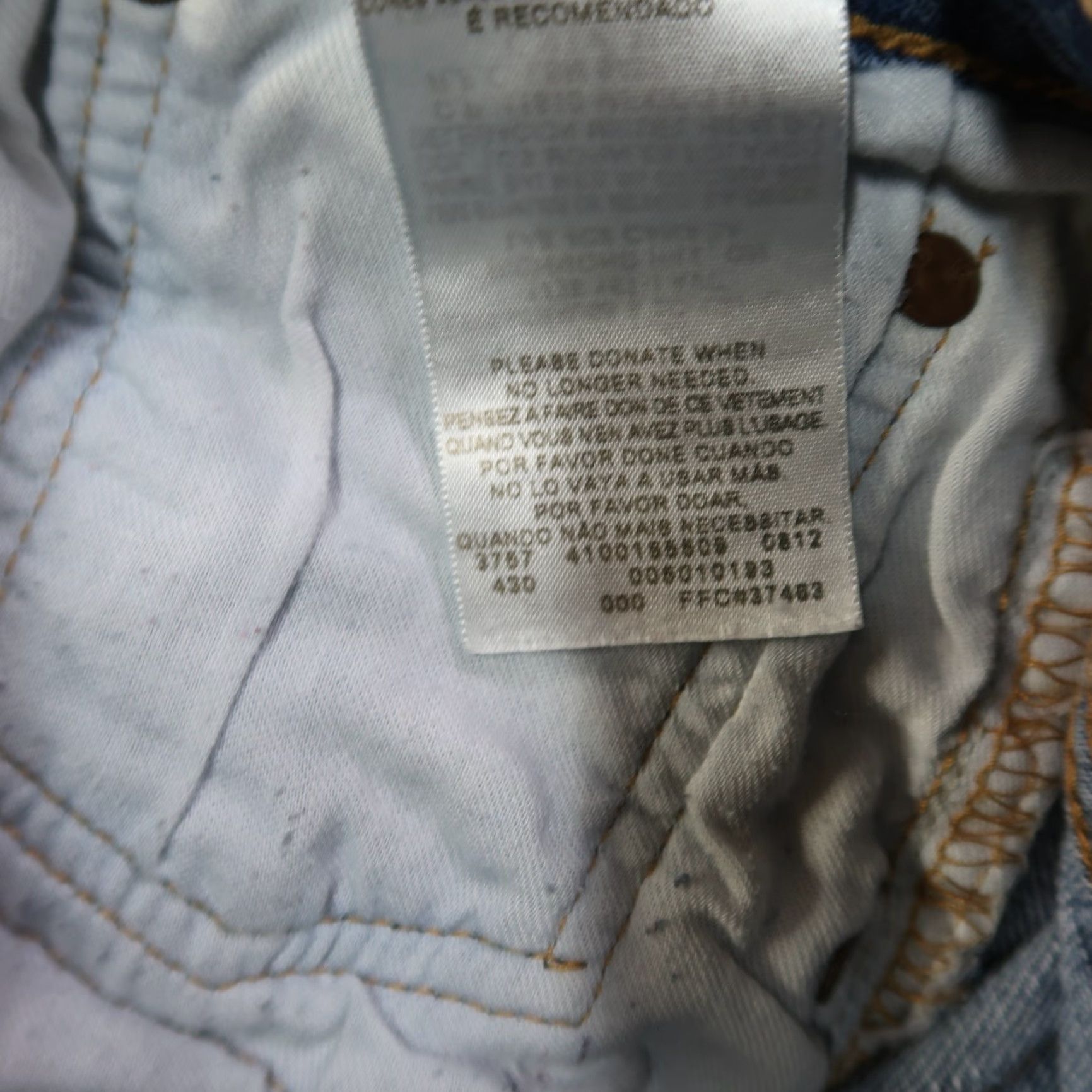 Levi's VINTAGE Levi's 501 Jeans Men 42x32 Blue Denim Distressed Button Fly 5-Pocket Regular Waist Blue Mens Jeans Size US 42 / EU 58 - 5 Thumbnail