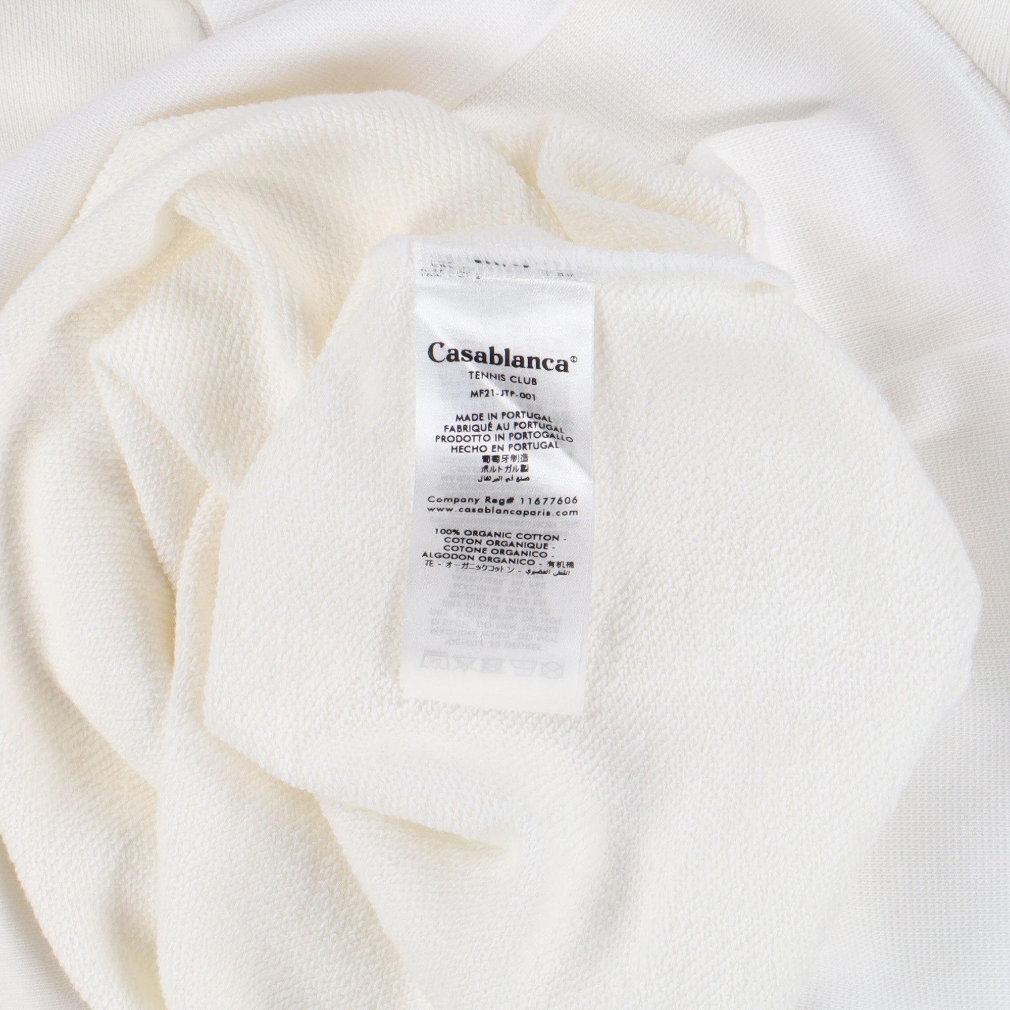 Casablanca White Casa Sport Hare Logo Sweatshirt Size XS / US 0-2 / IT 36-38 - 4 Thumbnail