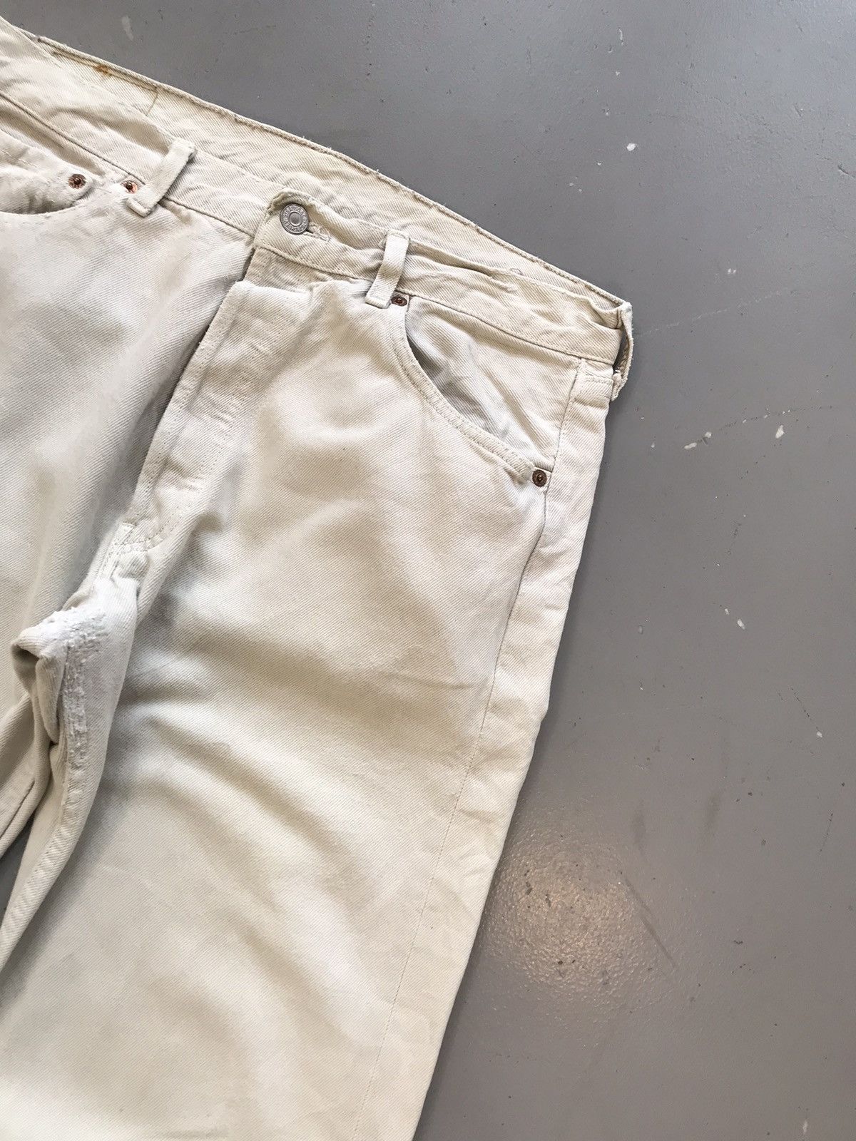 Levi's × Vintage Vintage Levi’s straight fit botten up denim Size US 32 / EU 48 - 4 Thumbnail