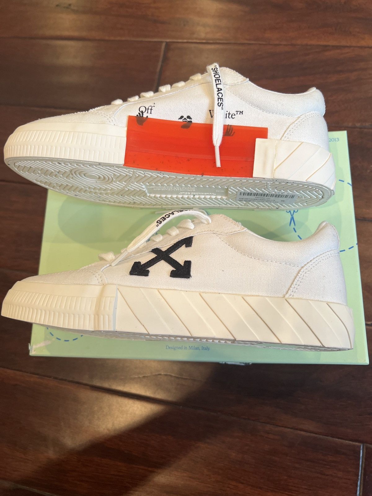 Off-White Off white low vulcanized canvas Size US 9 / IT 39 - 4 Thumbnail