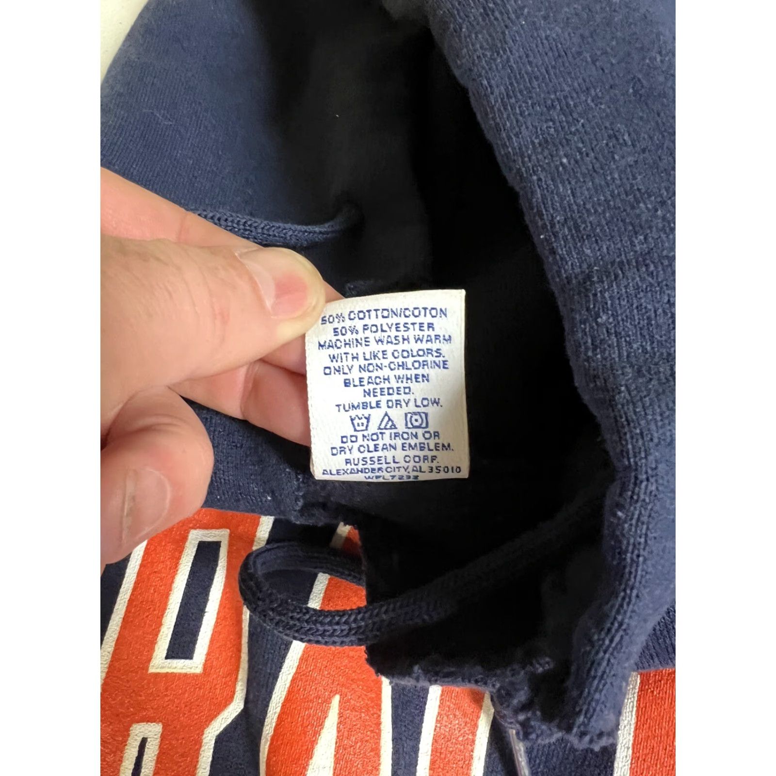 Russell Athletic Russell Athletic Hoodie Pullover Unisex Adults M Blue Football Sweatshirt Size US M / EU 48-50 / 2 - 4 Thumbnail