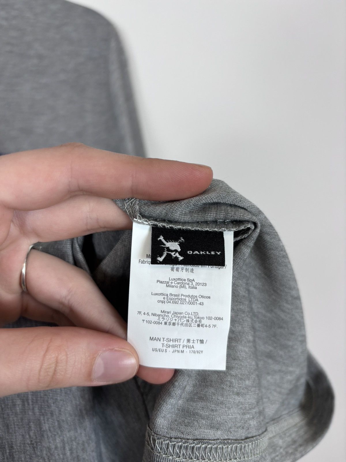 Oakley Oakley Gray Melange NWT Texas USA T-Shirt Tee Hydrolix Men’s Size US S / EU 44-46 / 1 - 12 Thumbnail