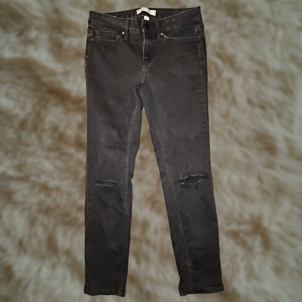 Calvin Klein Calvin Klein Jeans Womens 4 Black Skinny Ankle Women Low Rise Stretch Casual Preppy Size 27" / US 4 / IT 40 - 1 Thumbnail