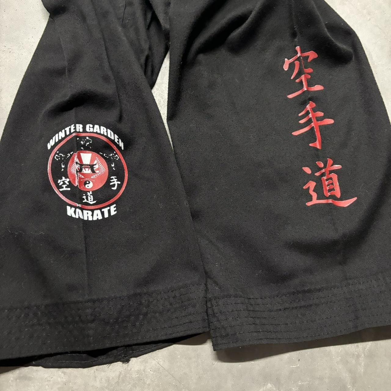 Japanese Brand × Vintage Crazy Vintage Y2K/2000 Baggy Black Martial Arts Opium Pants! Size US 28 / EU 44 - 6 Thumbnail