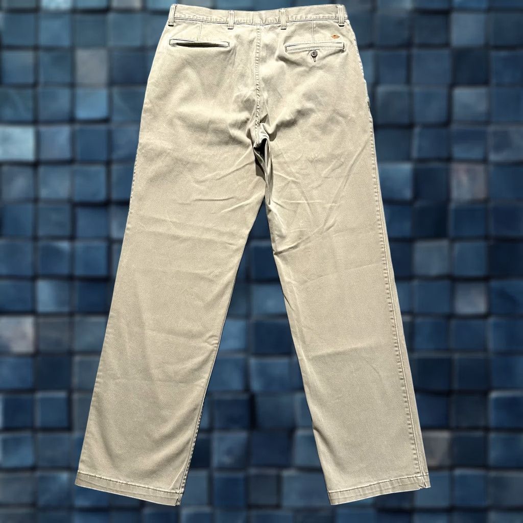 Dockers DOCKERS BeigE Khaki Flat Front Pants Mens 34x34 Straight Fit Classic Khakis Logo Preppy EUC Size US 34 / EU 50 - 1 Thumbnail