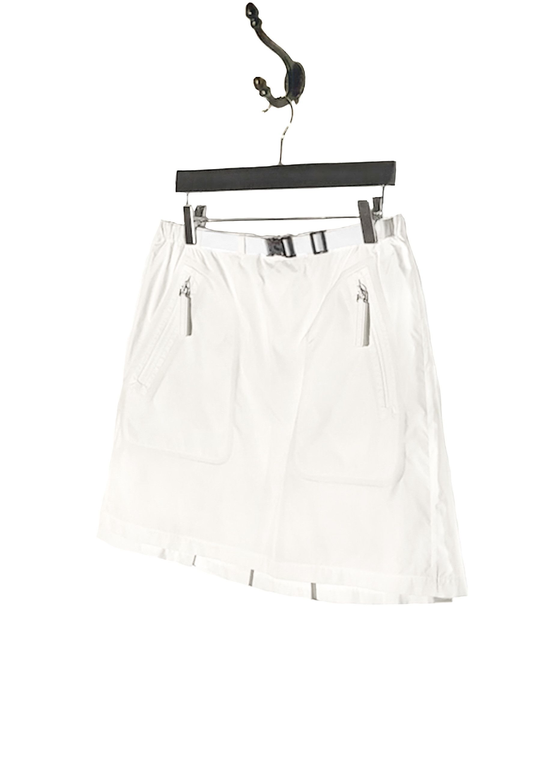Dior Dior White Utility Belted Rear-Pleated Mini Skirt Size 30" / US 8 / IT 44 - 2 Thumbnail