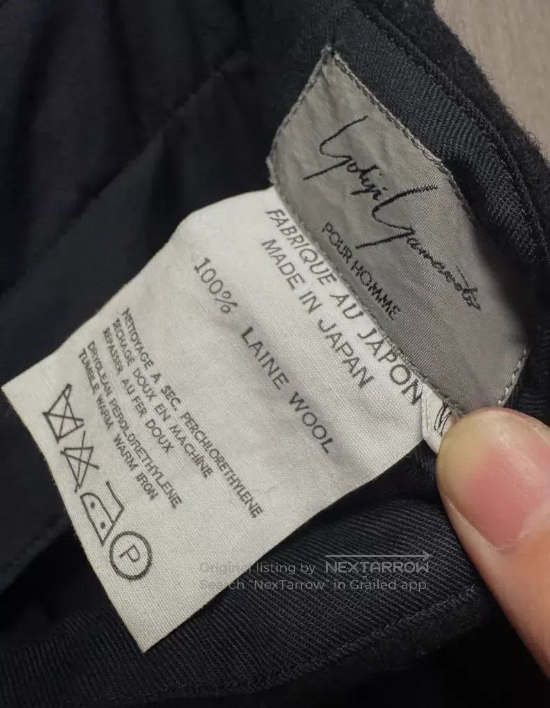 Yohji Yamamoto Yohji Yamamoto size m 86aw metallic-button wool trousers Size US 28 / EU 44 - 7 Thumbnail