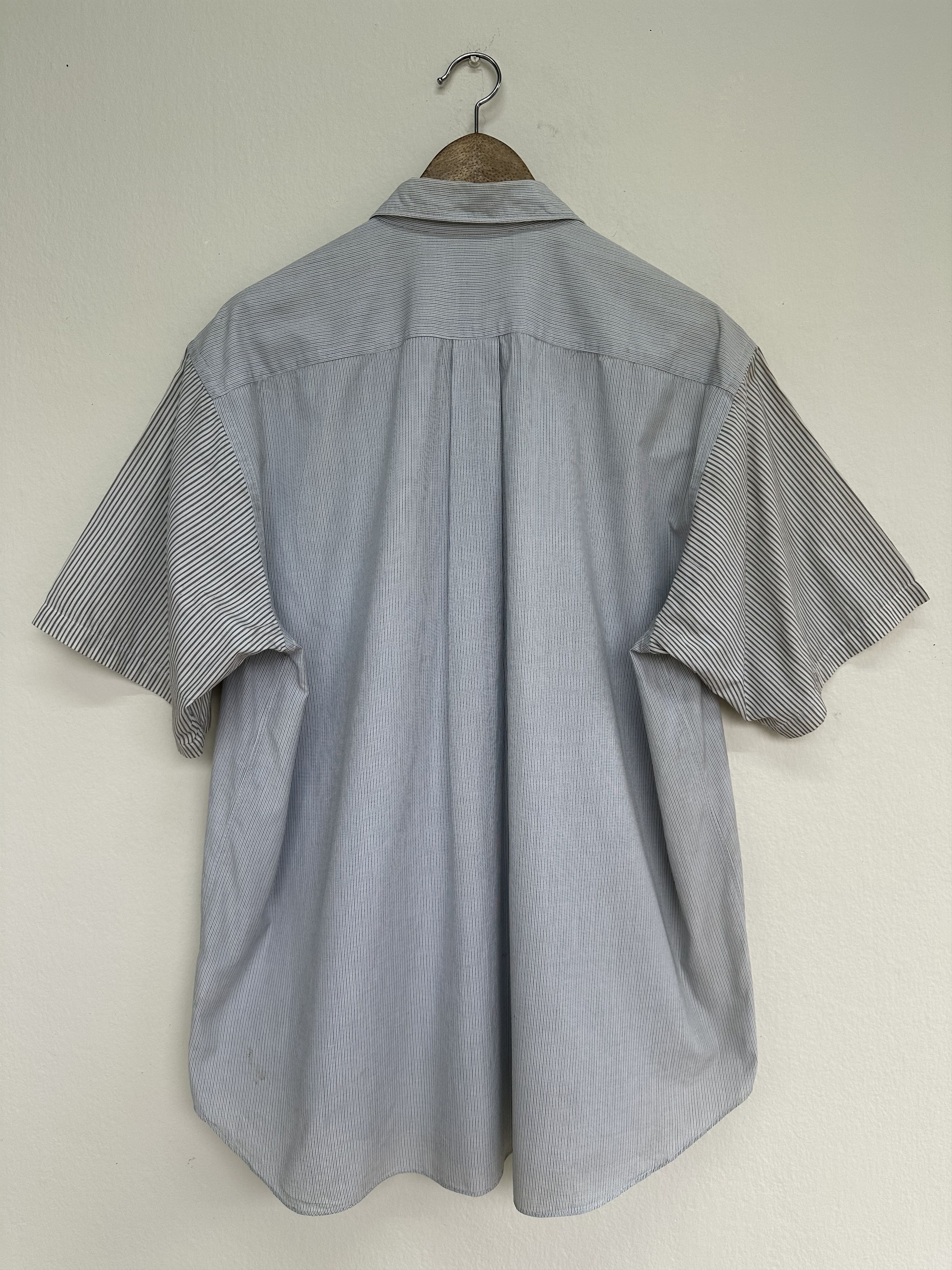 Comme des Garcons Homme Vintage 80s CDG Homme 2 Tone Stripe Shirt Button Up Size US M / EU 48-50 / 2 - 2 Thumbnail