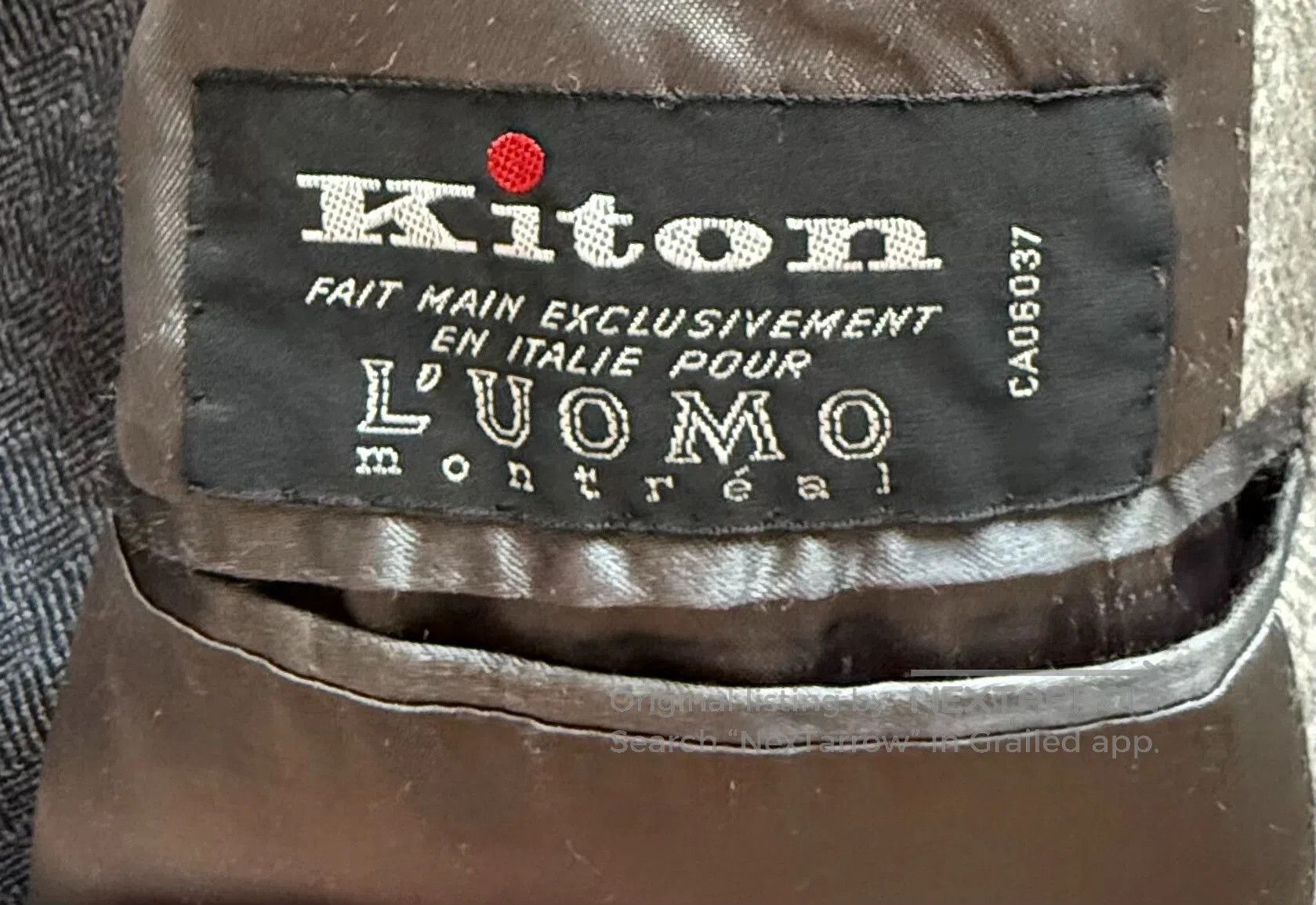 Kiton Luxurious Kiton Neapolitan Tailored Coat. Size US M / EU 48-50 / 2 - 8 Thumbnail