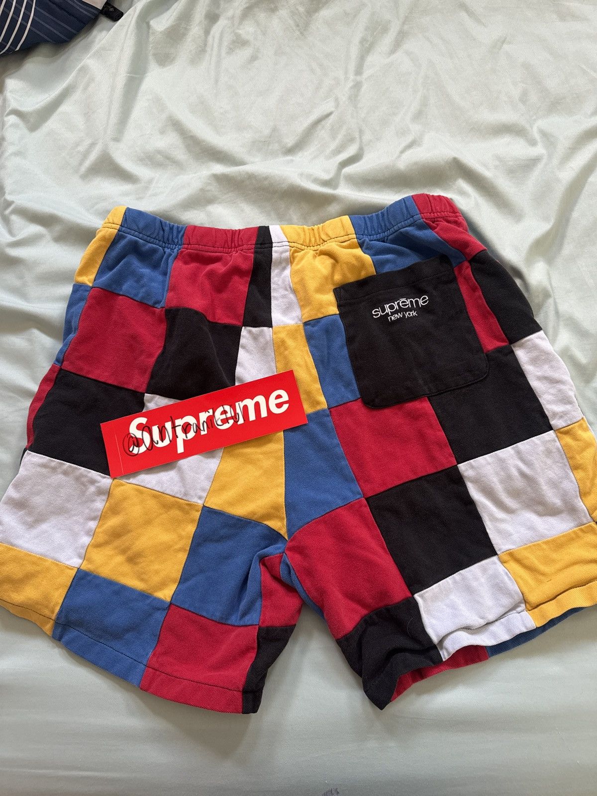 Supreme Supreme Patchwork pique shorts Size US 32 / EU 48 - 3 Thumbnail