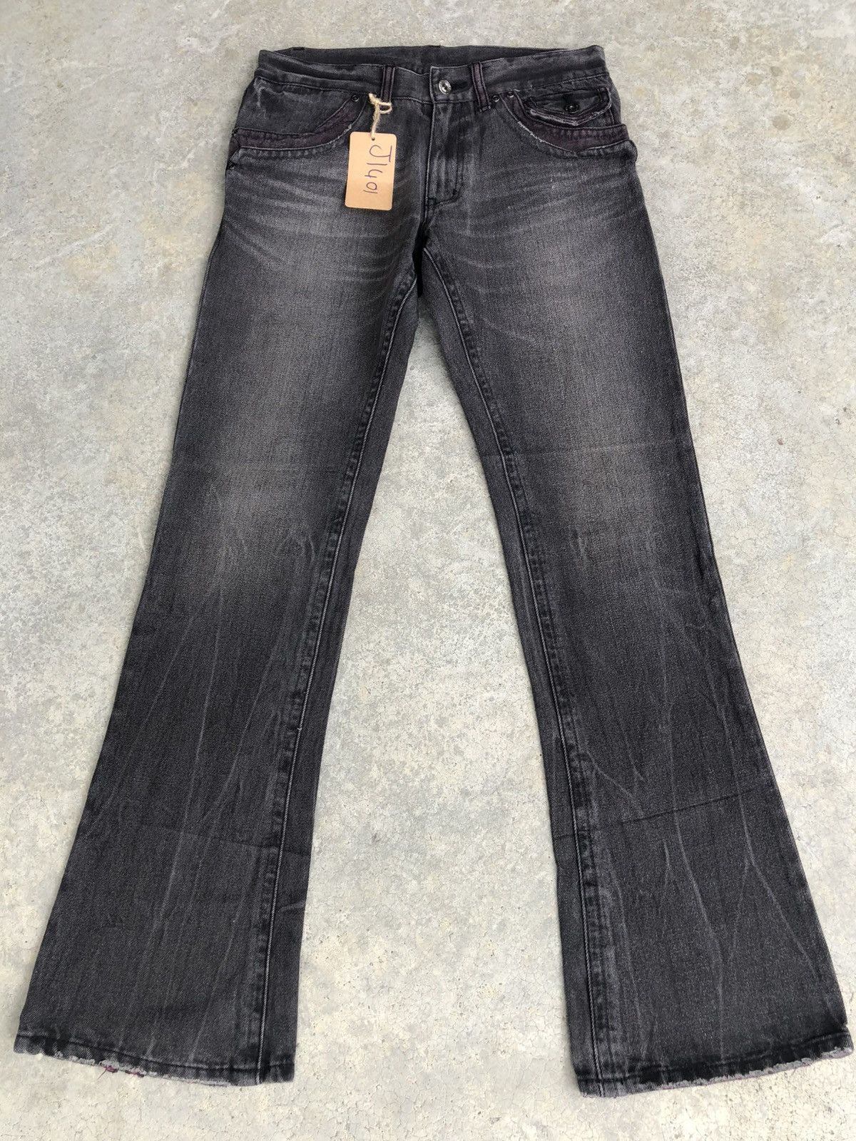 If Six Was Nine Flared Male Bootcut Jeans Distessed Denim Size US 31 - 1 Thumbnail