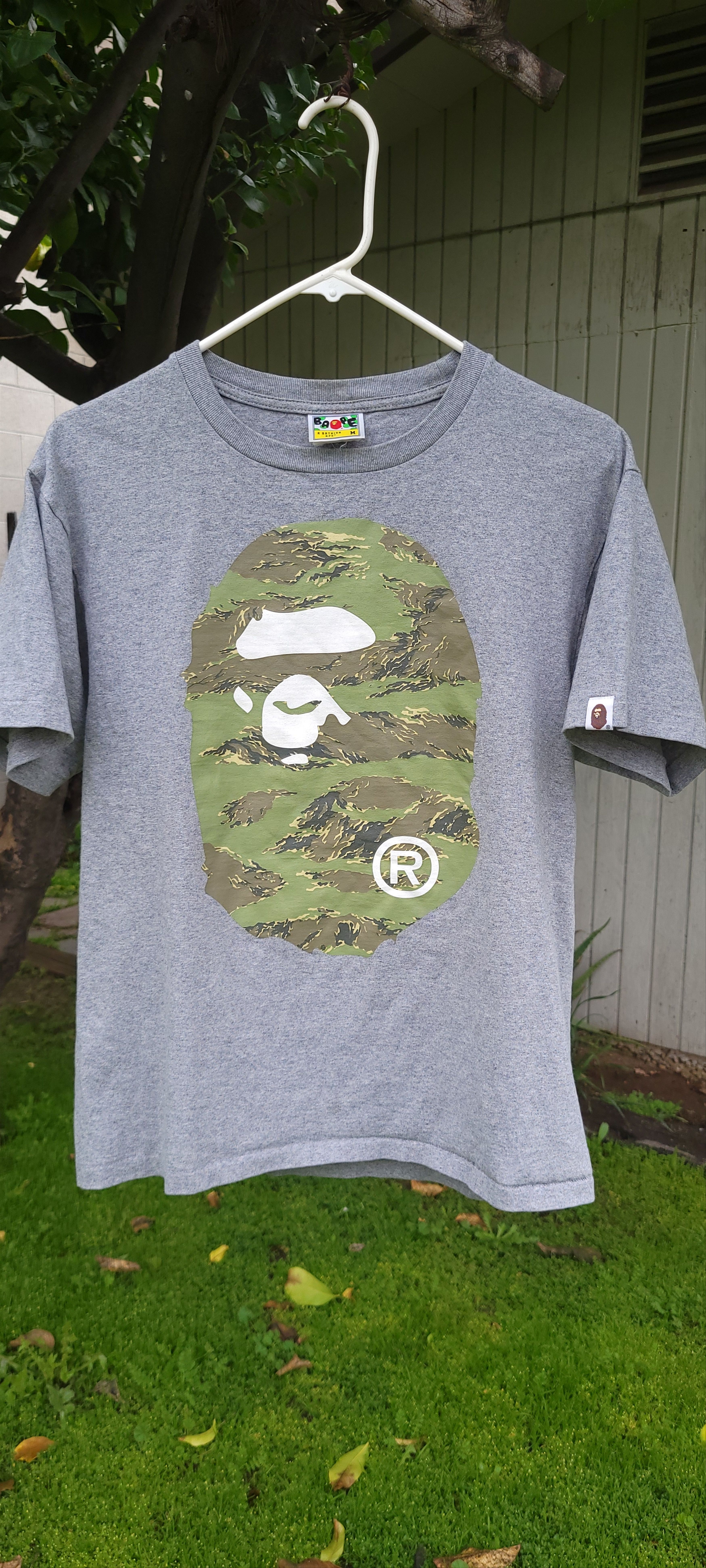 Tiger Camo Big Ape Head Tee