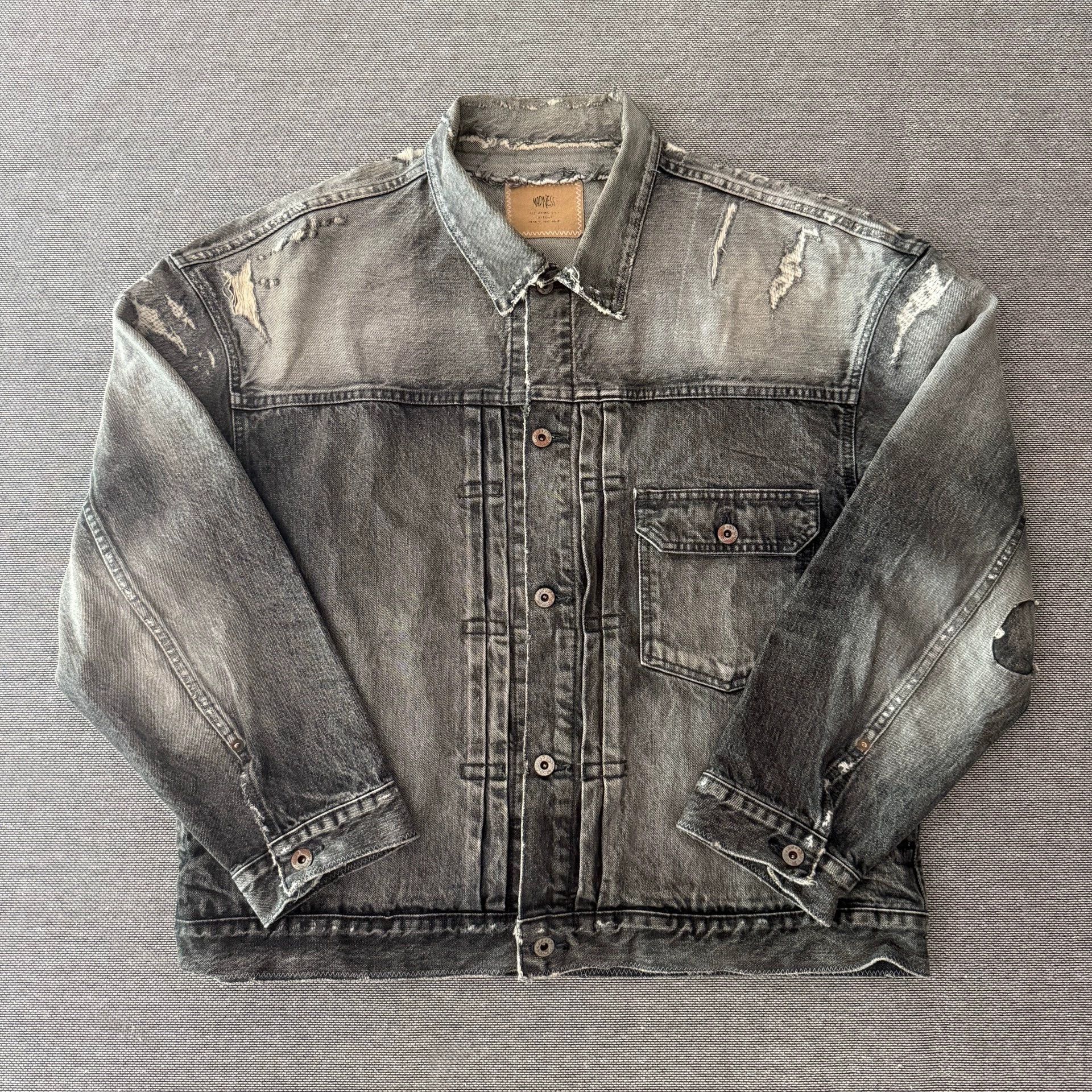 Madness Madness 23aw Japanese Denim Jacket Black L Size US L / EU 52-54 / 3 - 1 Thumbnail