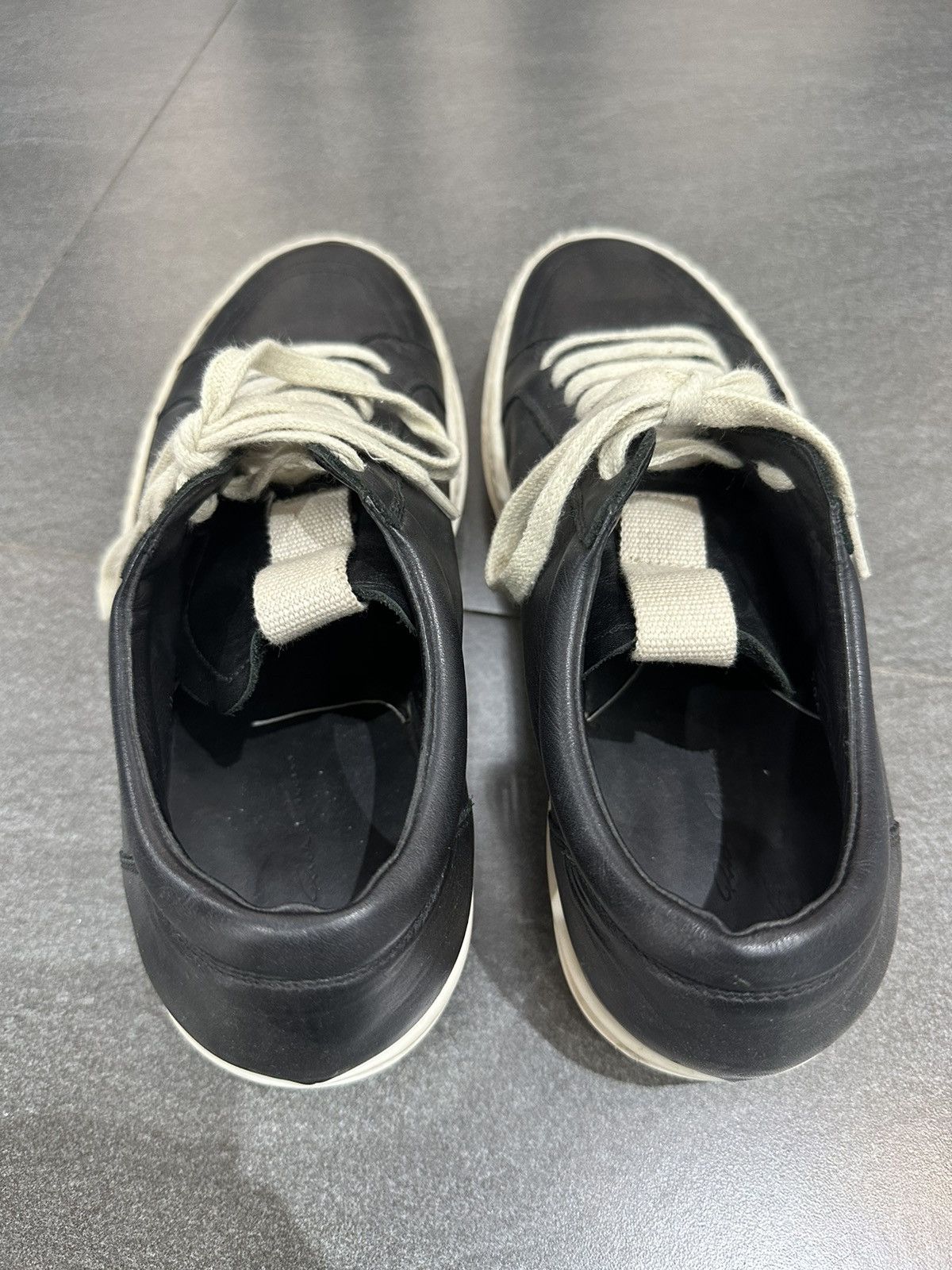 Rick Owens Rick Owens Black Vintage Low Sneakers Size US 7.5 / EU 40-41 - 3 Thumbnail