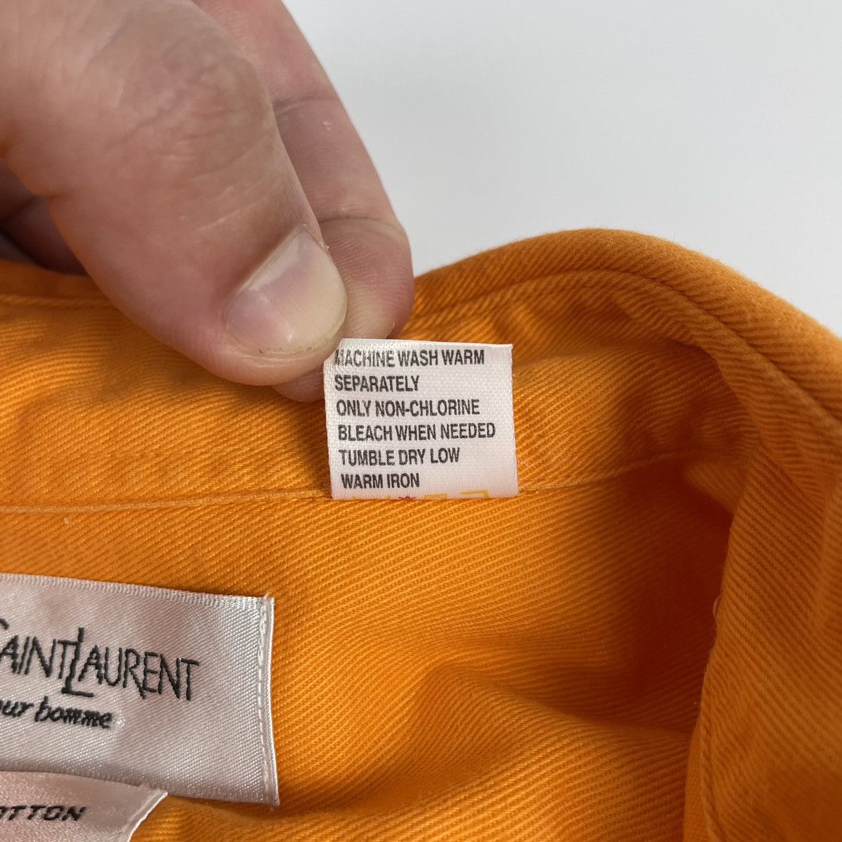 Yves Saint Laurent Vintage Yves Saint Laurent YSL Shirt Button up Size US XL / EU 56 / 4 - 11 Thumbnail