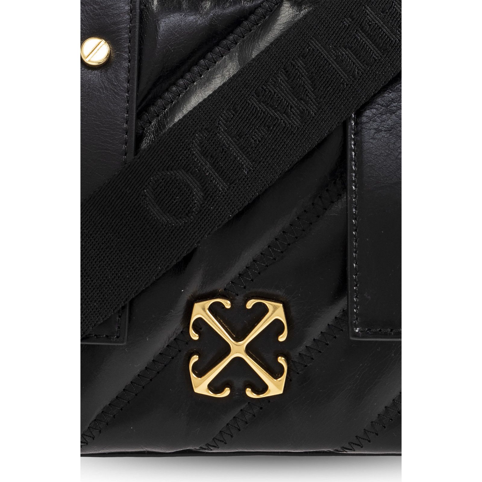 Off-White OFF WHITE Black Leather Top Handle Bag New & Authentic Size ONE SIZE - 5 Thumbnail