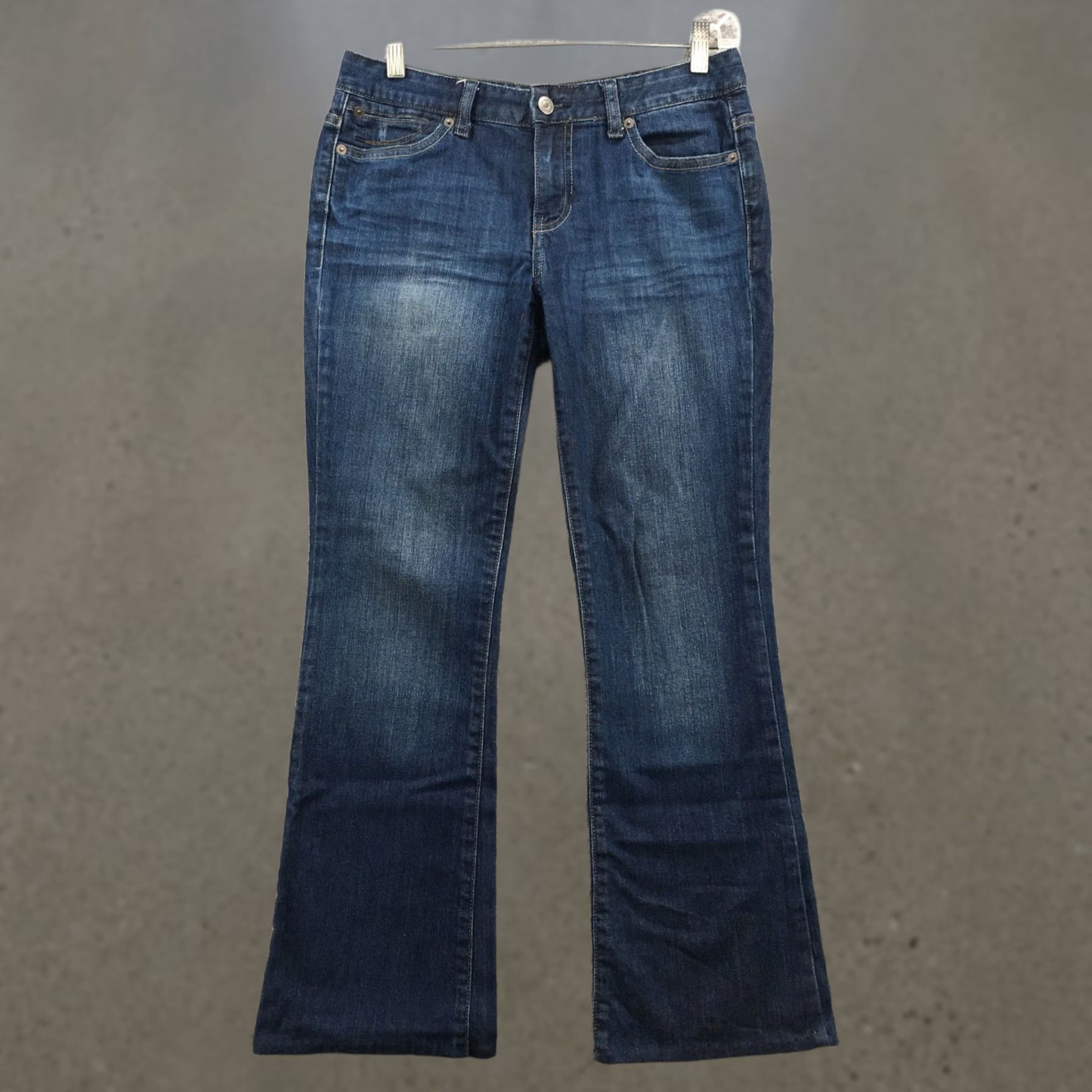 Calvin Klein Calvin Klein Jeans Bootcut Womens 27 Regular Blue Denim Zip Pants 5-Pocket Classic Modern California CK Size 27" / US 4 / IT 40 - 1 Thumbnail