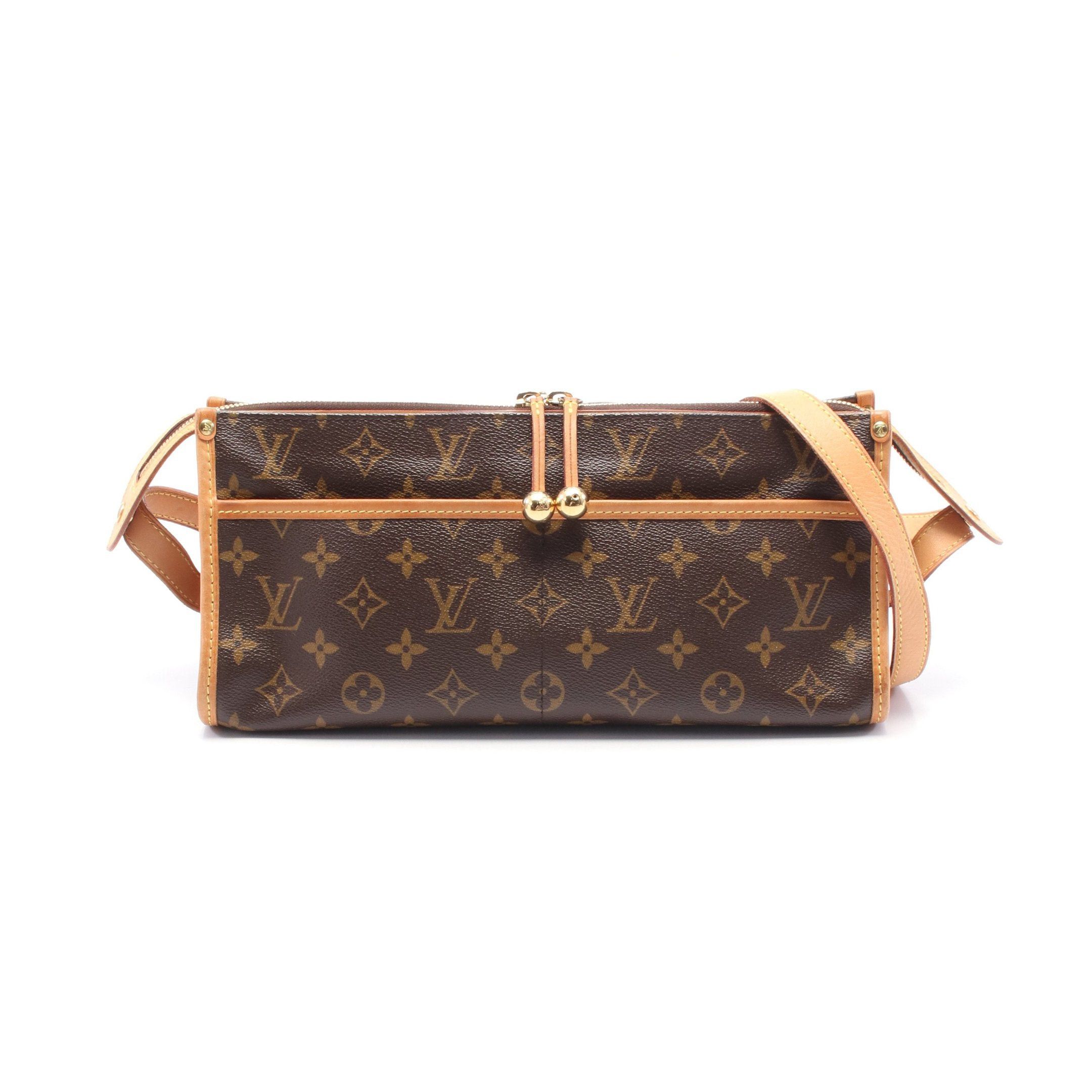 Louis Vuitton Louis Vuitton Popincourt Ron Monogram Shoulder Bag Leather Brown Size ONE SIZE - 1 Thumbnail