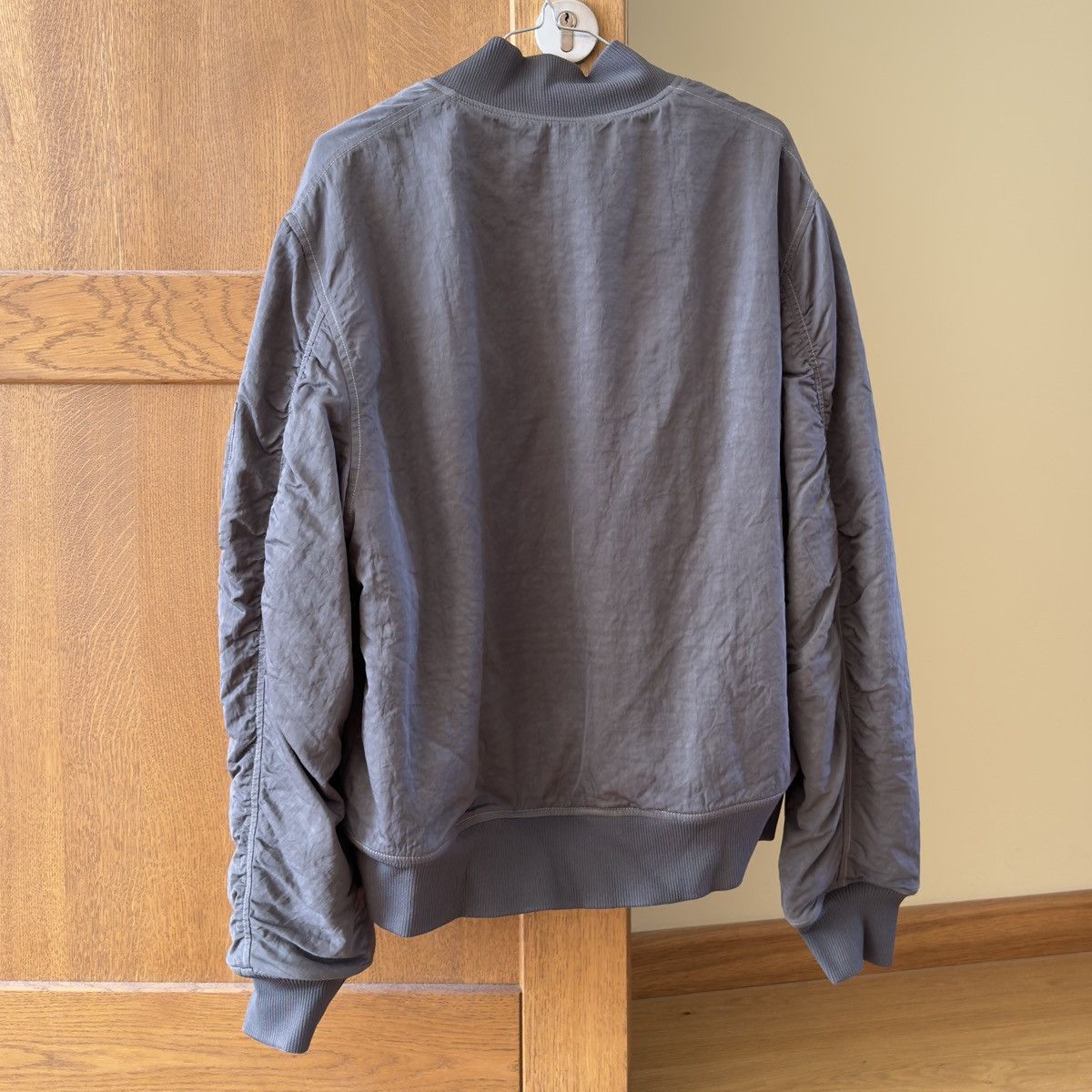 Stussy Stussy Dyed Nylon Bomber Jacket - Charcoal Size US M / EU 48-50 / 2 - 2 Thumbnail