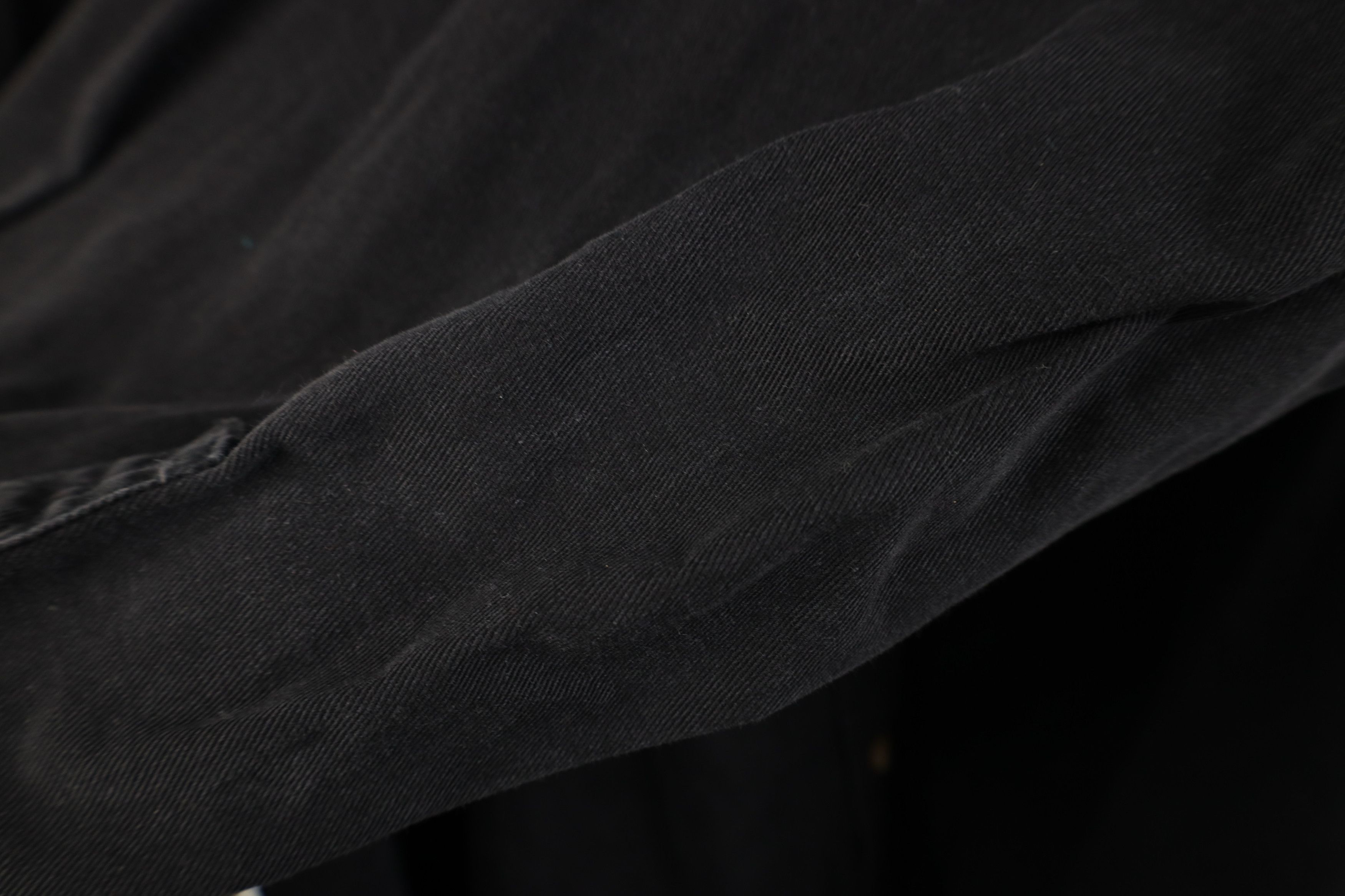 Vintage Vintage 90s Streetwear Cotton Twill Button Down Shirt Black Size US XL / EU 56 / 4 - 10 Thumbnail