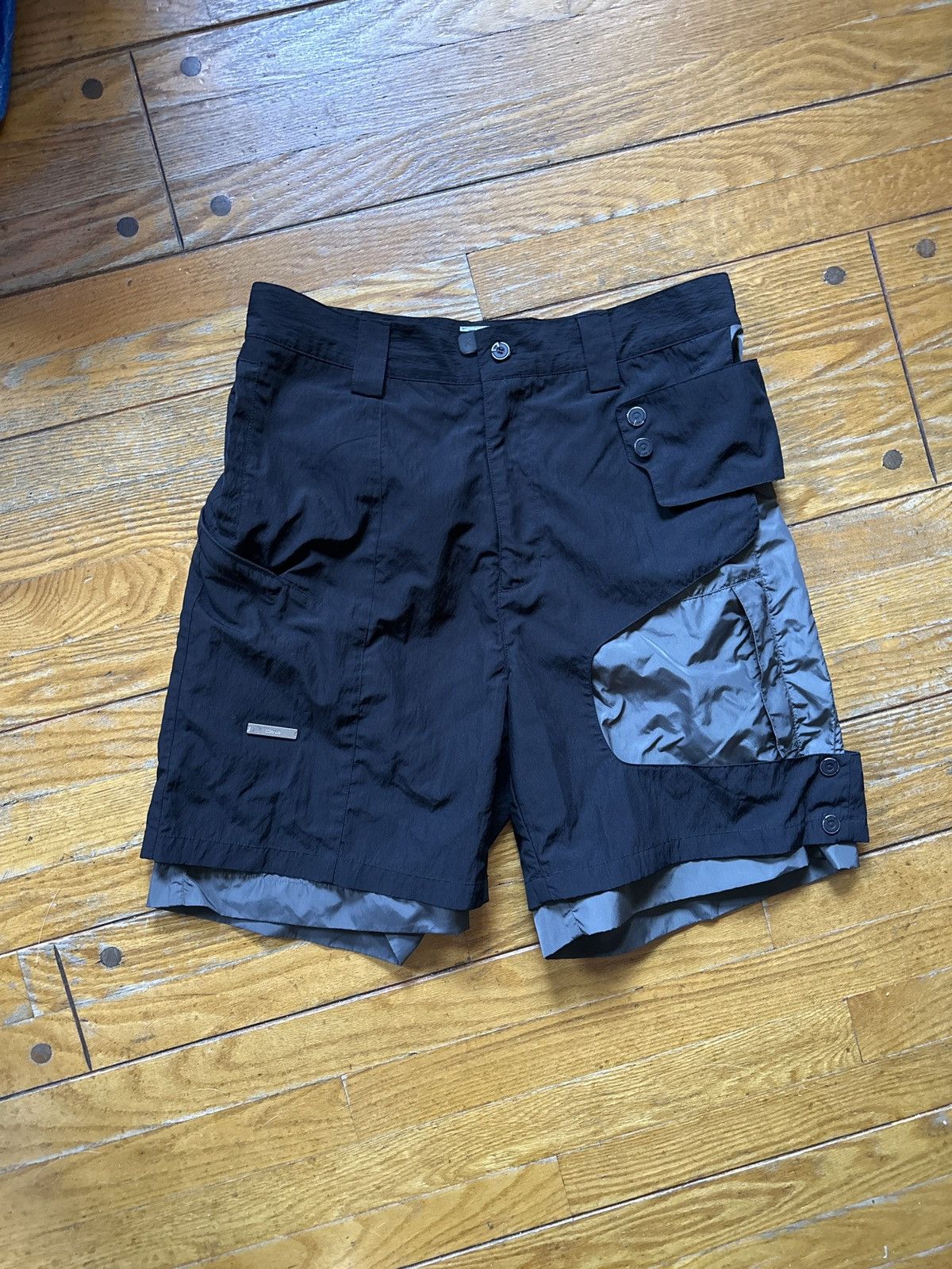 image of C2H4 Neonaissance Shorts in Black, Men's (Size 34)