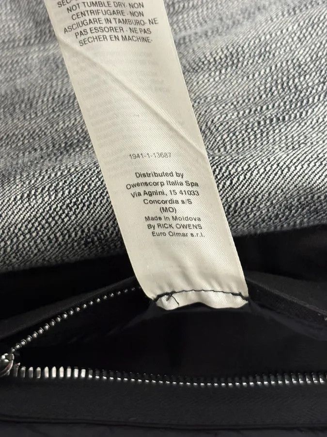 Rick Owens AW2019 Rick Owens Black Leather Back Panel Over Shirt Jacket Size US M / EU 48-50 / 2 - 11 Thumbnail