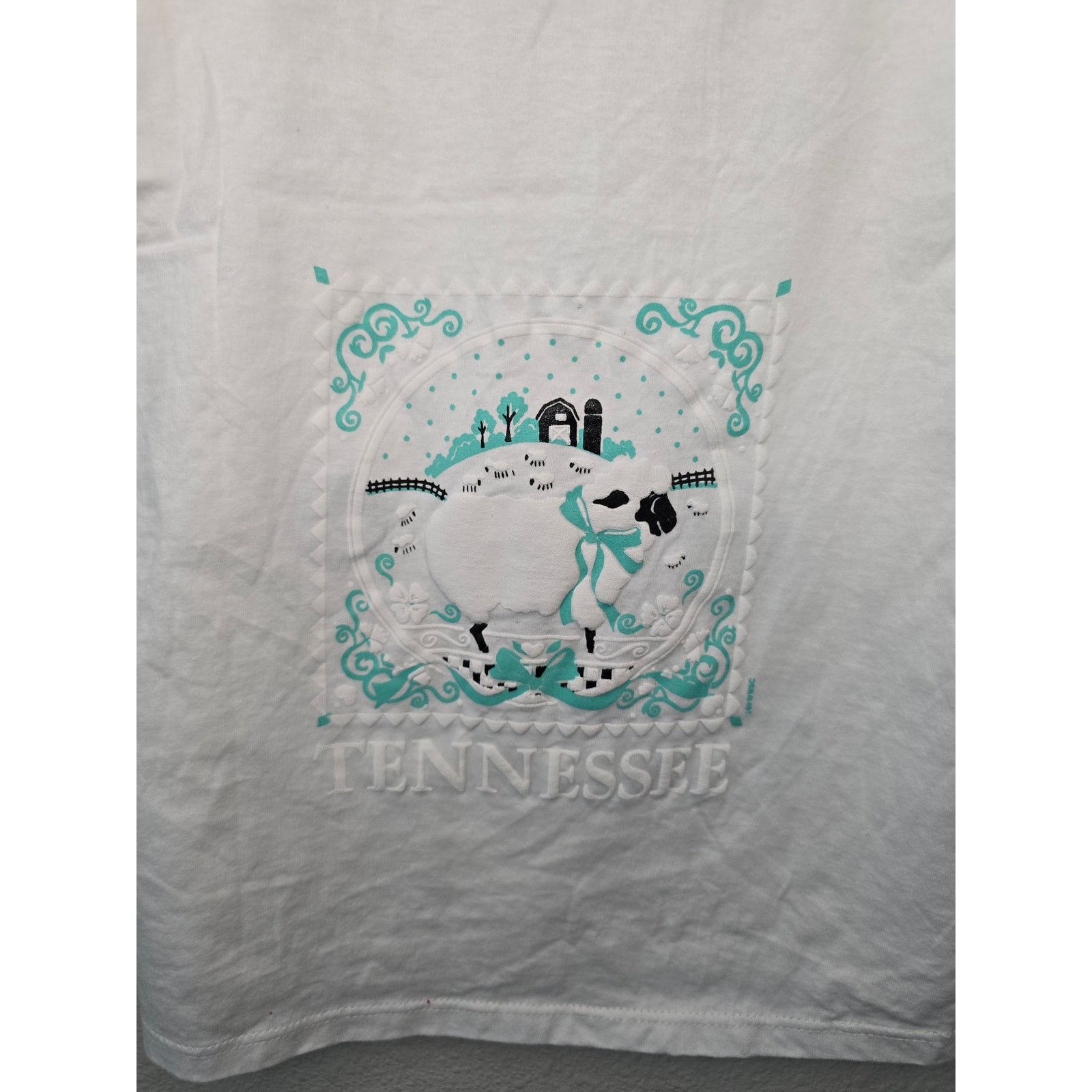Jerzees × Vintage Vintage Test Print Shirt White Tennessee Salt Lake City Tee Size US M / EU 48-50 / 2 - 9 Thumbnail