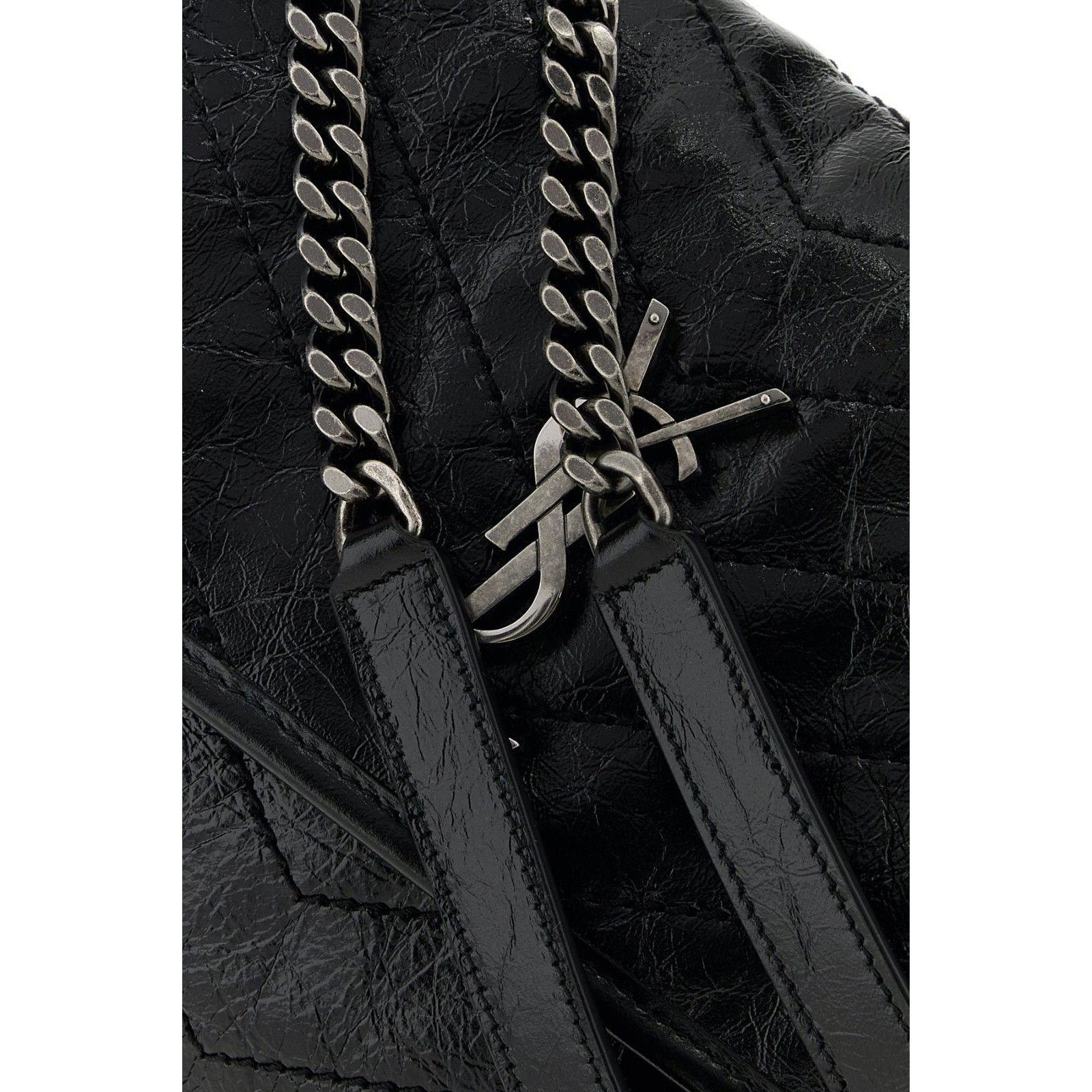 Saint Laurent Paris SAINT LAURENT Niki Tripouch Black Shoulder Bag New & Authent Size ONE SIZE - 4 Thumbnail