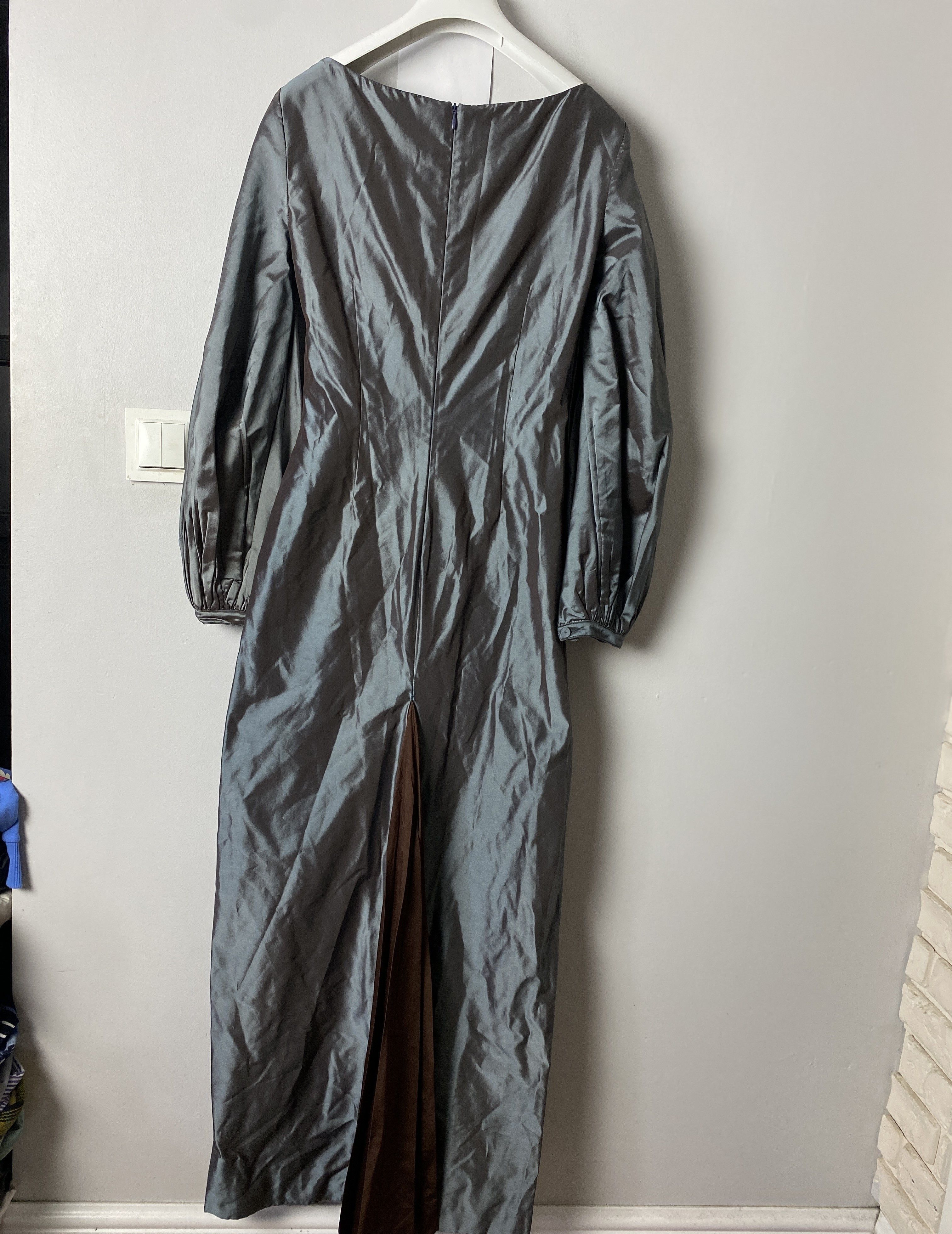 Jean Paul Gaultier Jean Paul Gaultier Classique acetat silver dress avant garde Size M / US 6-8 / IT 42-44 - 8 Thumbnail