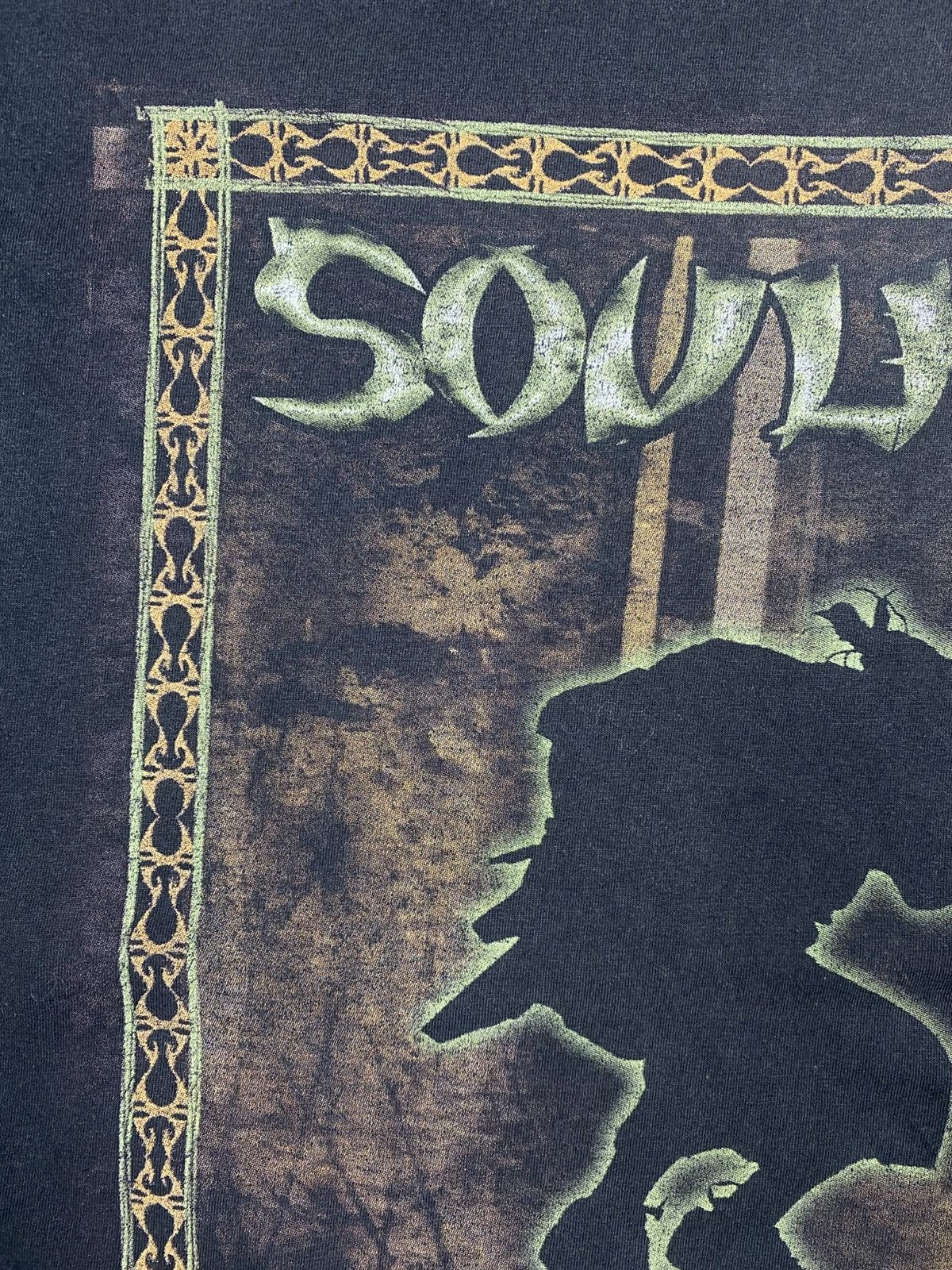 Band Tees Vintage Soulfly Primitive 2001 Double Sided Faded Band Tee Size US L / EU 52-54 / 3 - 7 Thumbnail