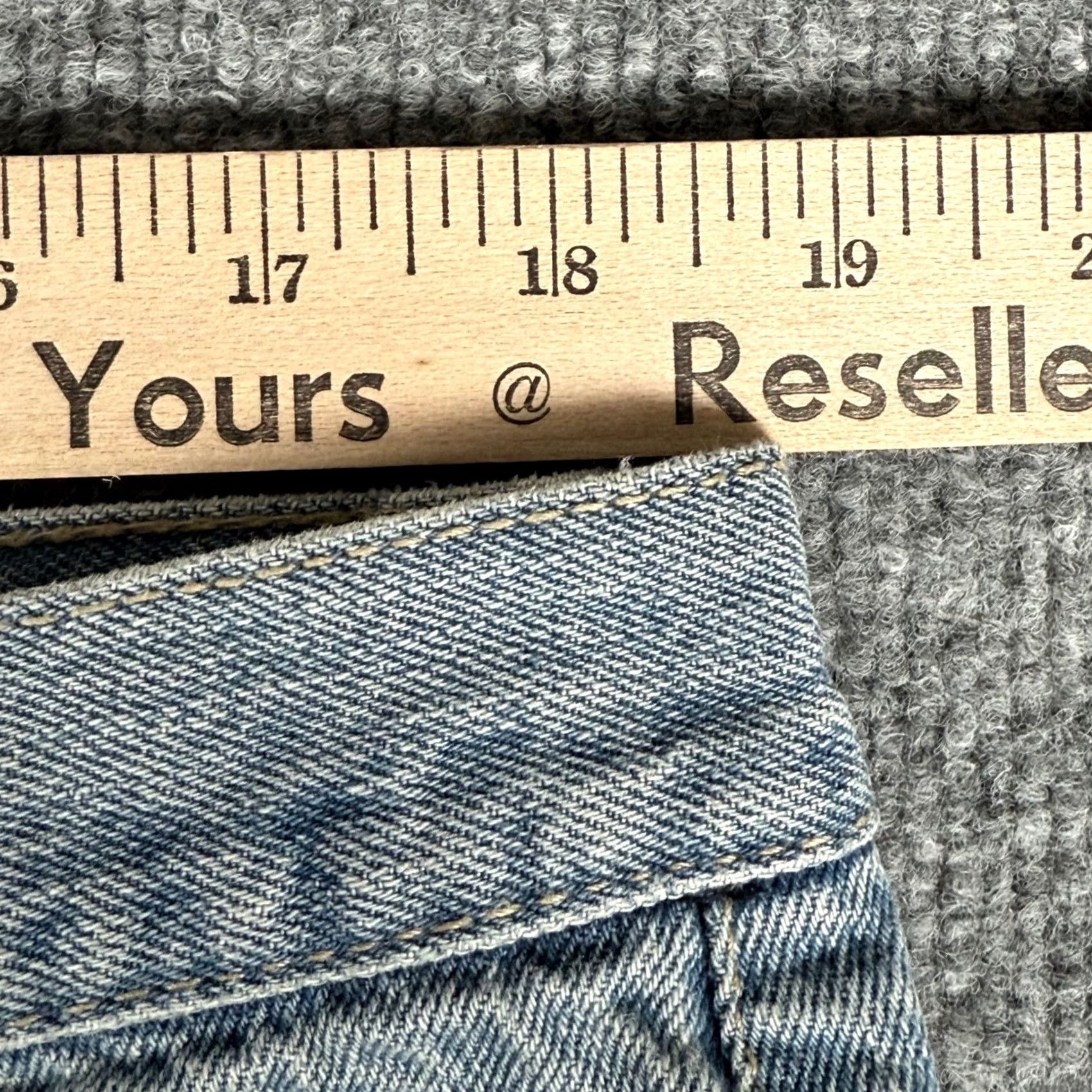 Rails VINTAGE Open Trails Jeans 38x30 Light Wash Denim Straight Leg Cotton Jeans Men Wide Reach 90s Retro Casual Size US 38 / EU 54 - 5 Thumbnail