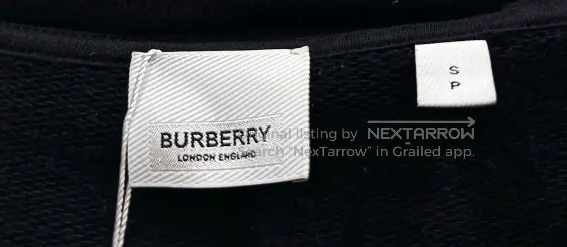 Burberry Burberry Black Zip-Up Hoodie with Check Sleeves. Size US S / EU 44-46 / 1 - 4 Thumbnail
