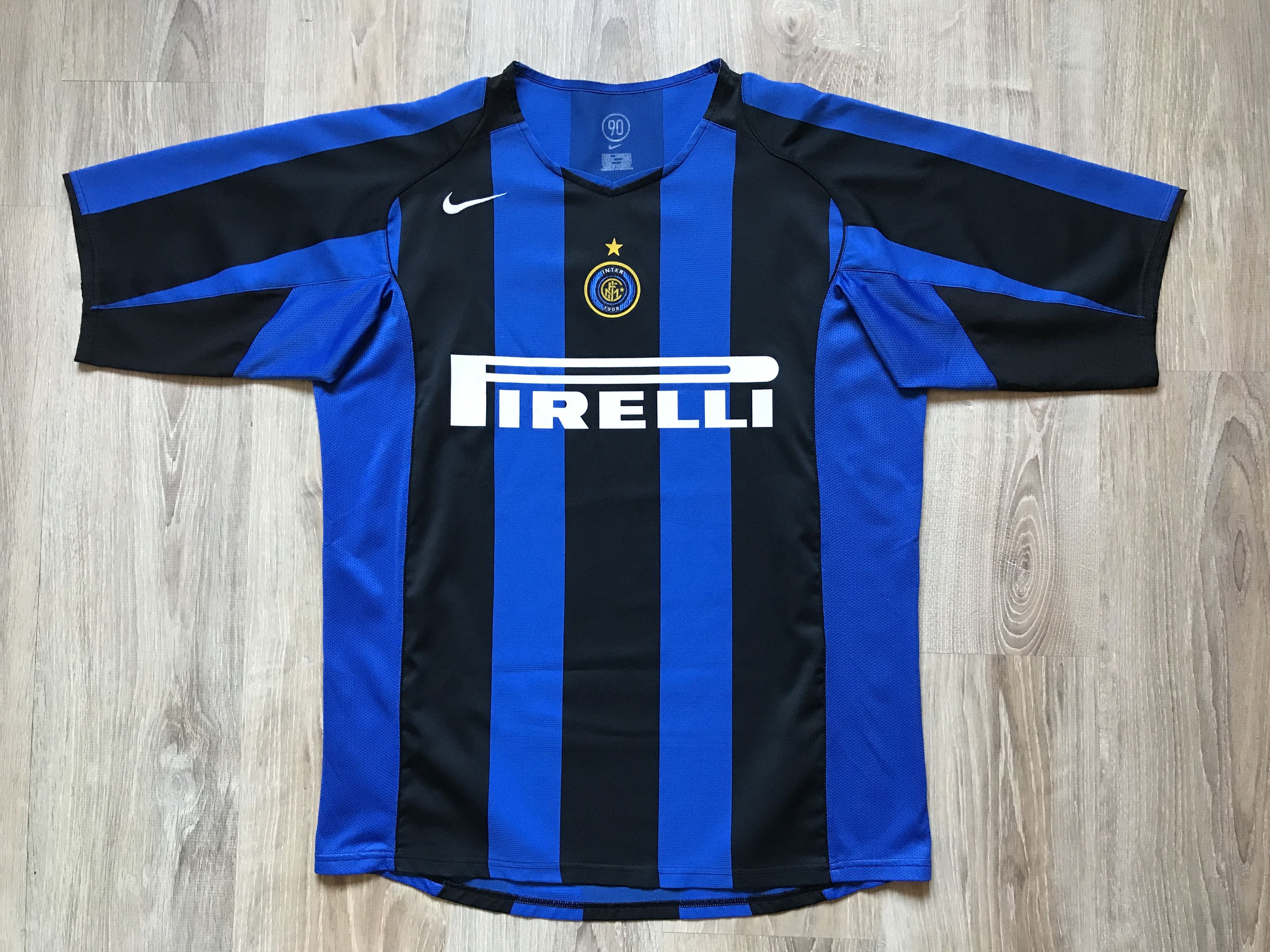 Nike Rare Nike Inter Milan Home Shirt 2004-2005 Size US L / EU 52-54 / 3 - 1 Thumbnail