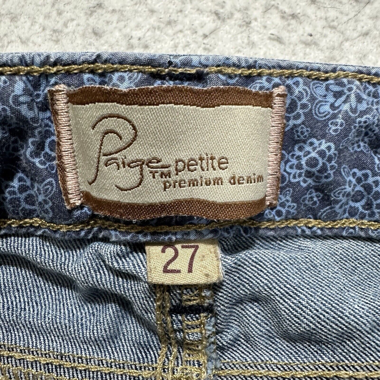Paige Paige Jeans 27 Blue Low Rise Bootcut Denim Jeans (30x32) Size 30" / US 8 / IT 44 - 4 Thumbnail