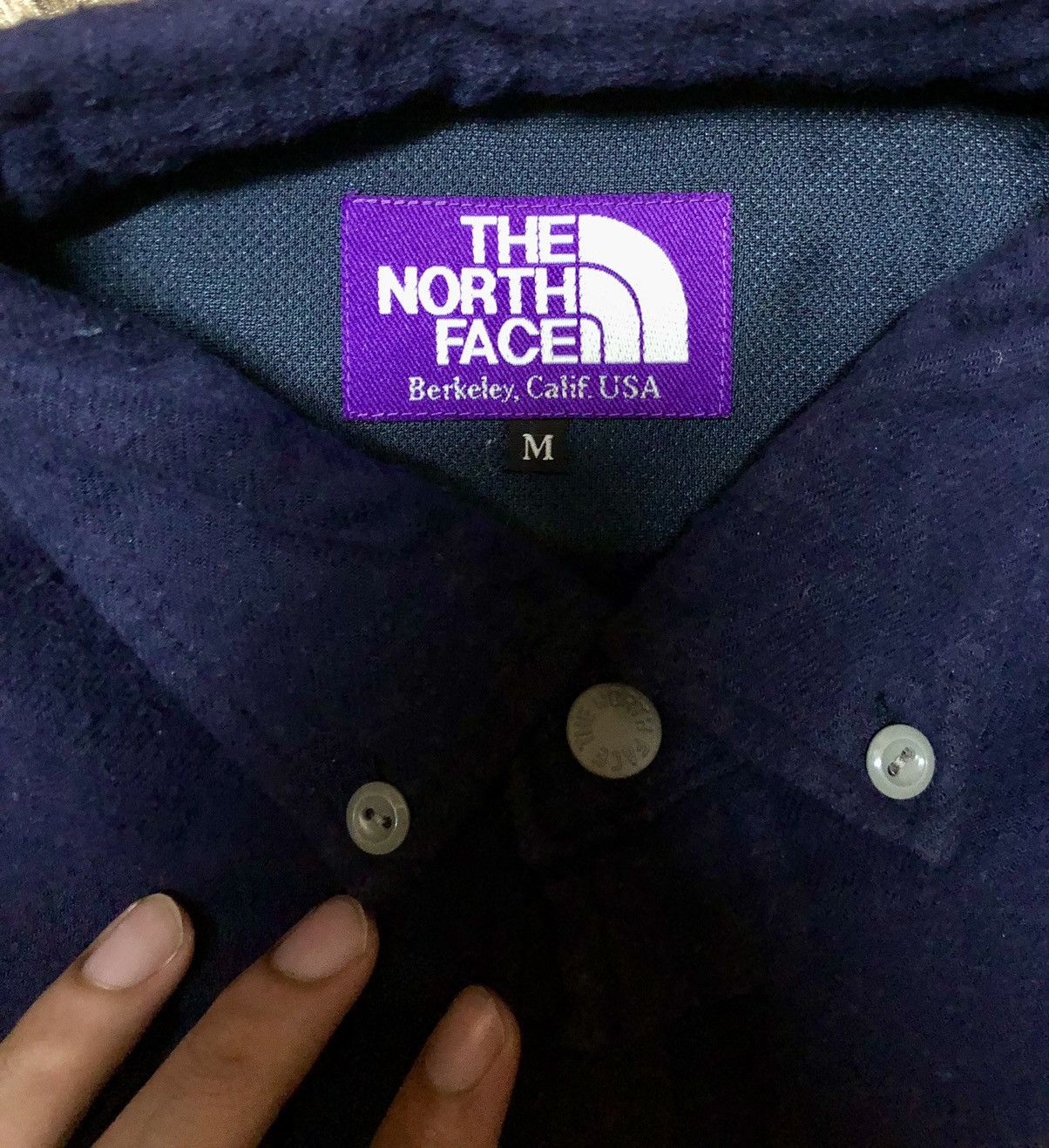 🔥TNF Purple Label Vintage Twill B.D shirts indigo