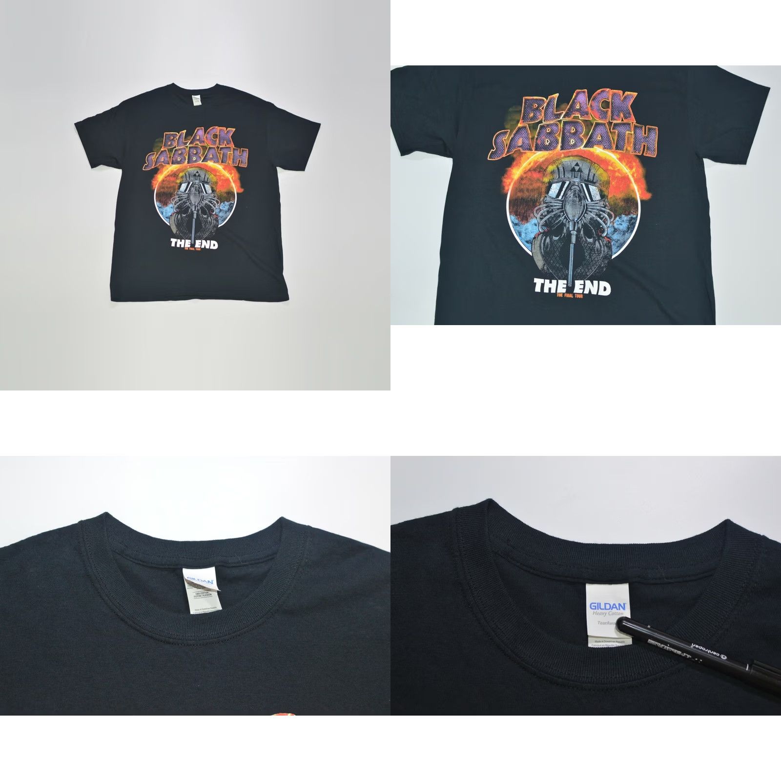 Gildan Gildan Black Sabbath The End The Final South America Tour Rock T-Shirt L Mens Black Sabbath The End Rock T-Shirt Size L Size US L / EU 52-54 / 3 - 8 Thumbnail
