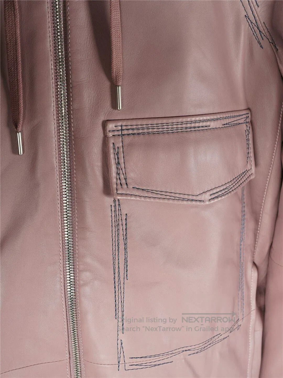 Hermes Hermes Reversible Hooded Leather Jacket. Size US M / EU 48-50 / 2 - 6 Thumbnail
