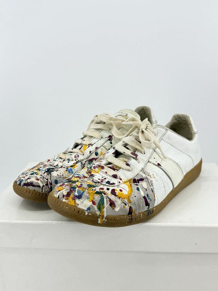 Maison Margiela Vintage GAT Low Paint Splatter Size US 8 / EU 41 - 3 Thumbnail