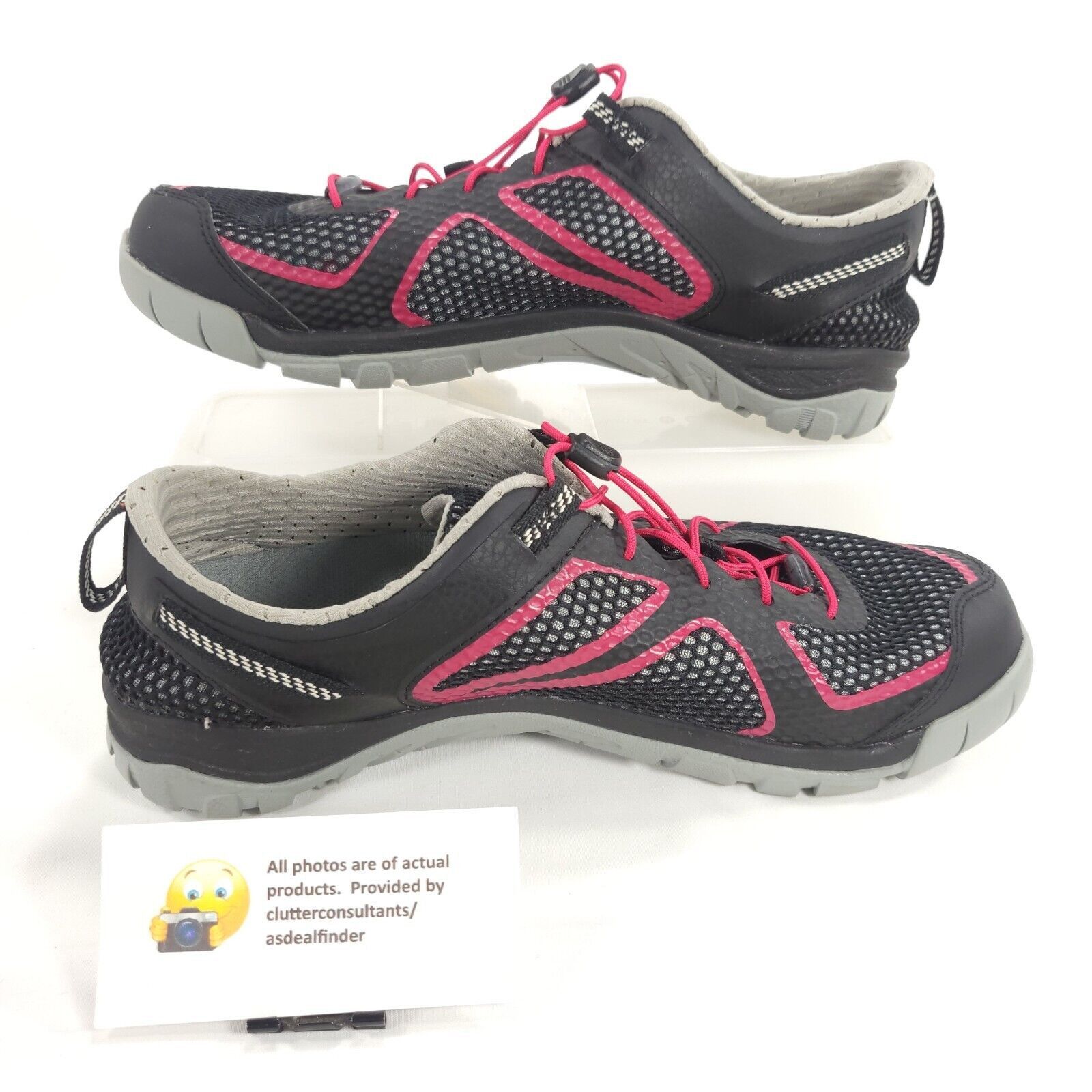 Vasque Vaspue All Terrain Shoe Womens Size 10.5 7053 Black Red Size US 10.5 / IT 40.5 - 4 Thumbnail