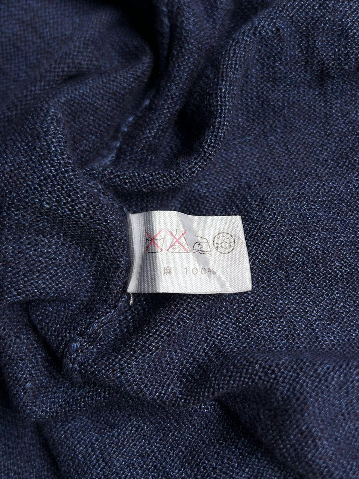 Yohji Yamamoto Y'S FOR LIVING Yohji Yamamoto Blue Cardigan Size US L / EU 52-54 / 3 - 8 Thumbnail