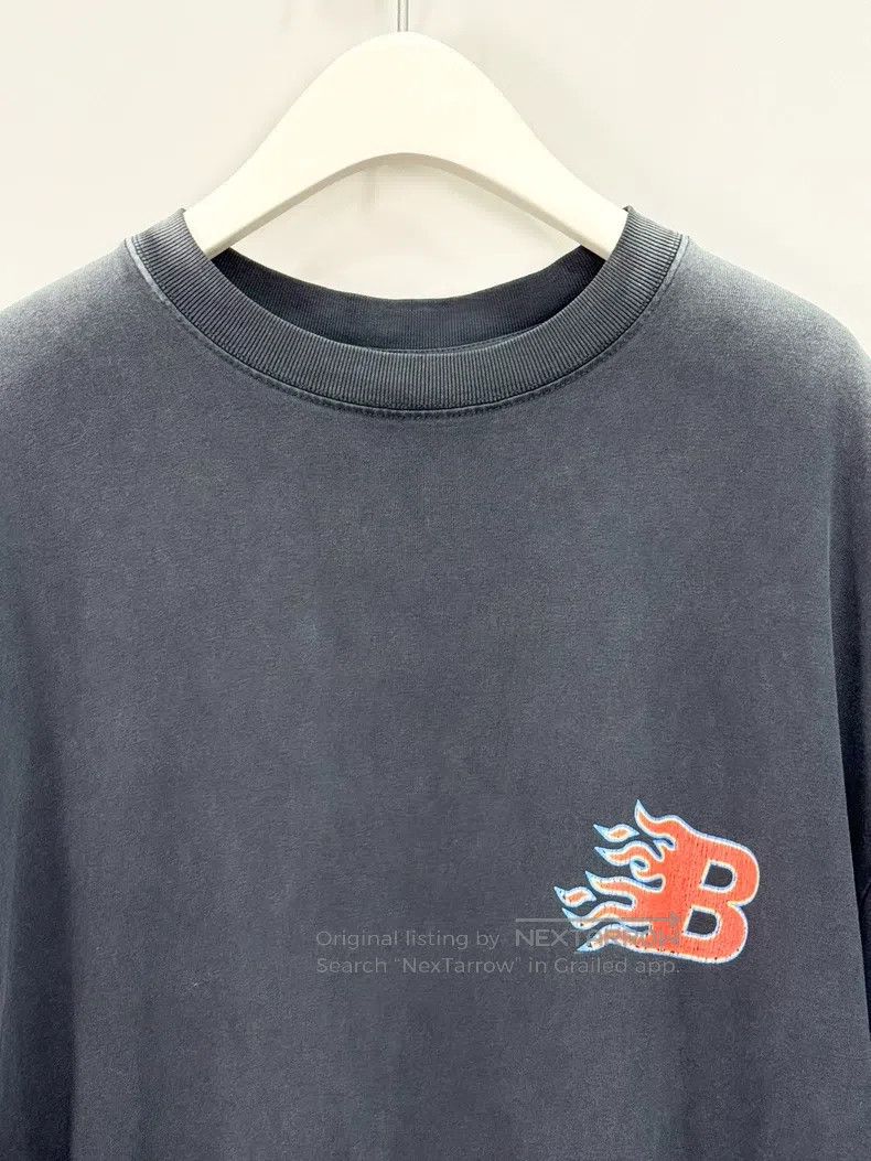 Balenciaga Balenciaga Flame print distressed Tee Size US XS / EU 42 / 0 - 3 Thumbnail