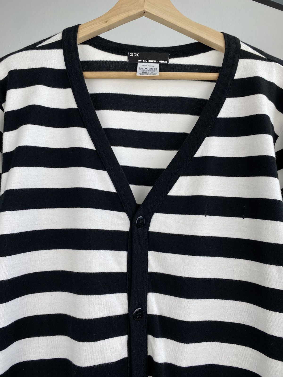 Number (N)ine Number Nine Japan Striped Cardigan Size US M / EU 48-50 / 2 - 4 Thumbnail