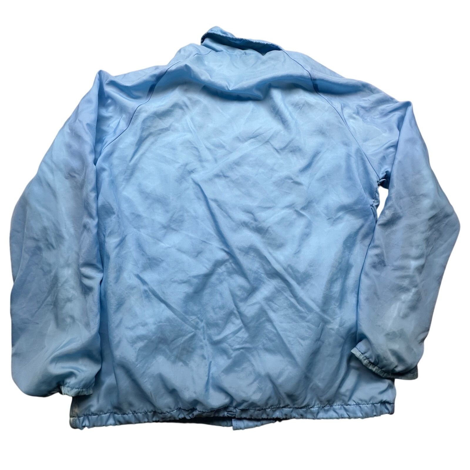 Sears Vintage 70s Sears Windbreaker Coaches Jacket Men Large Blue Size US L / EU 52-54 / 3 - 2 Thumbnail