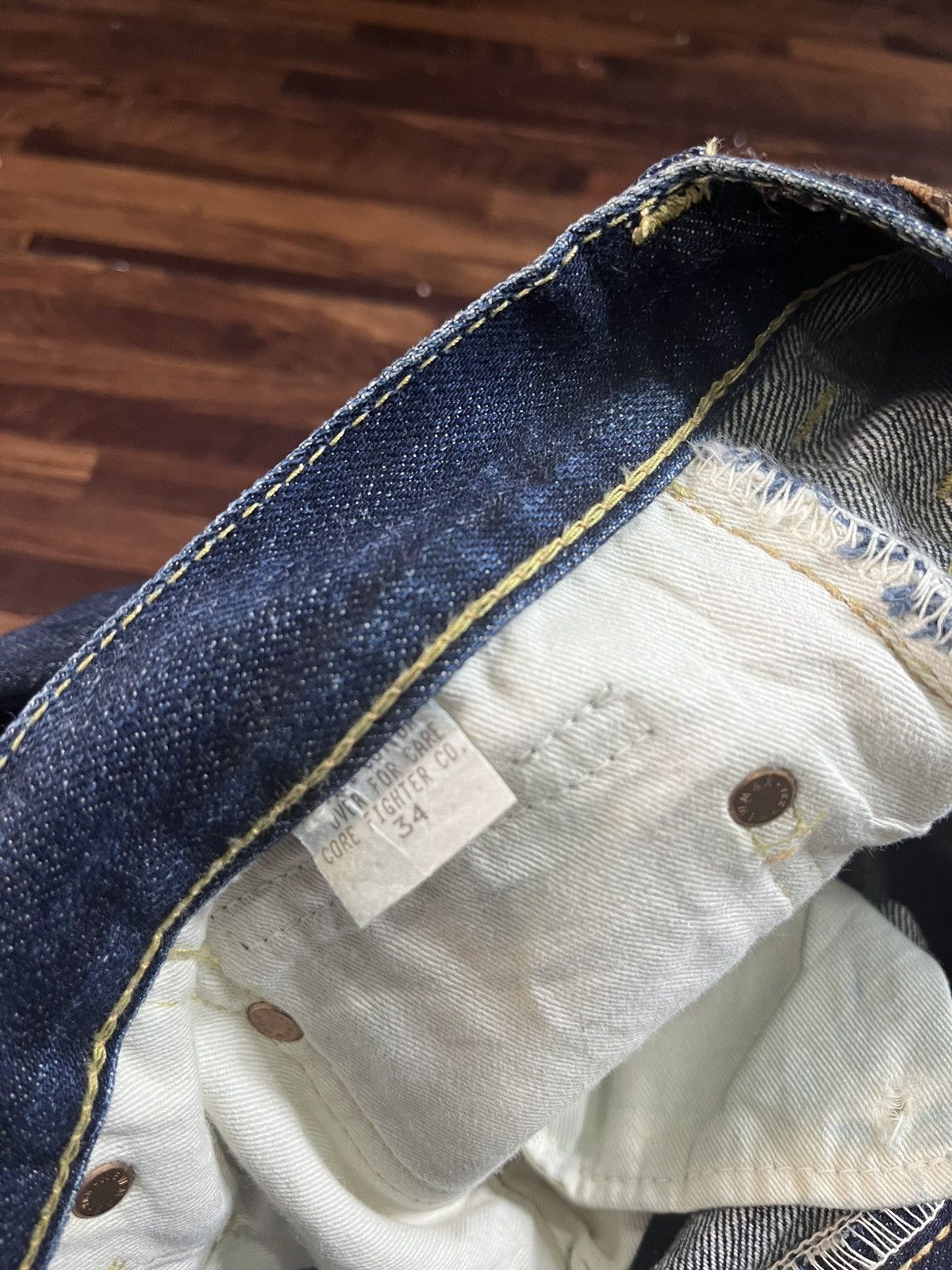 Other Corefighter Tropical Hell Raw Selvedge Denim Jeans Size US 34 / EU 50 - 5 Thumbnail