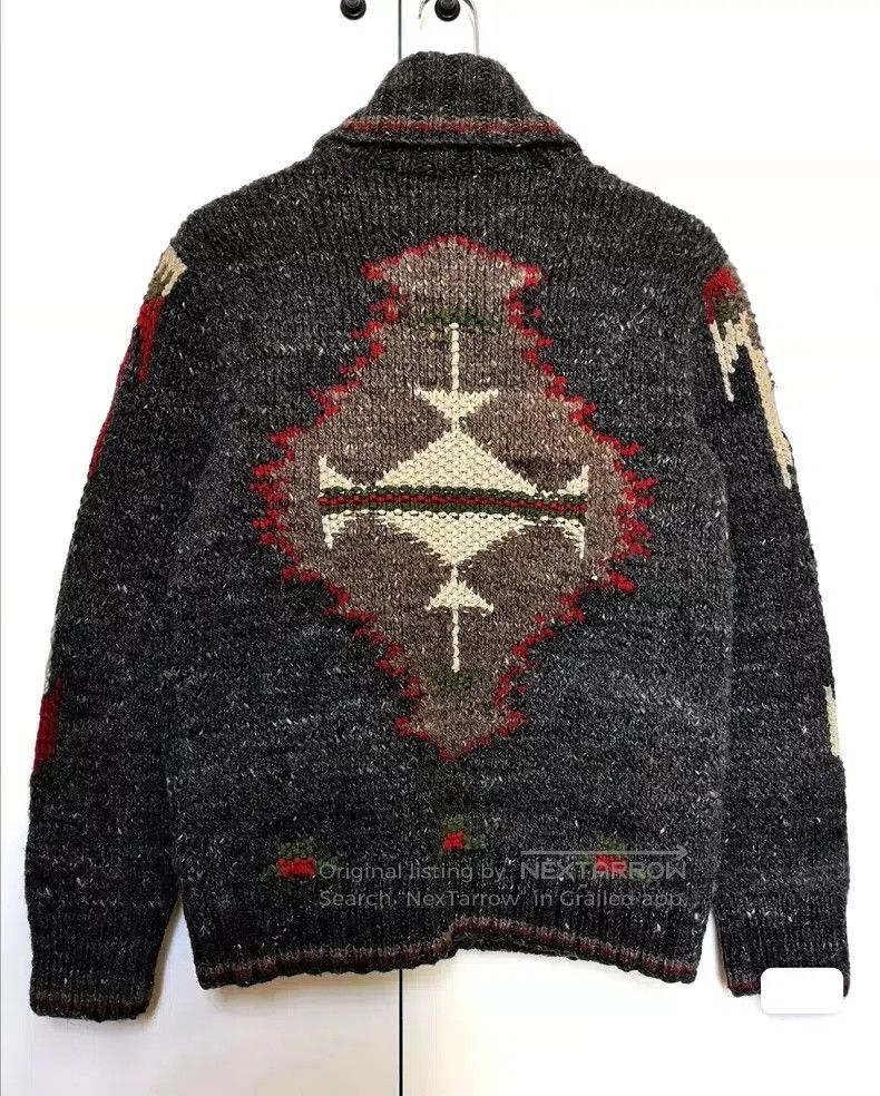 RRL Ralph Lauren RRL Ralph Lauren Hand woven wool silk blended cardigan swe Size US M / EU 48-50 / 2 - 4 Thumbnail