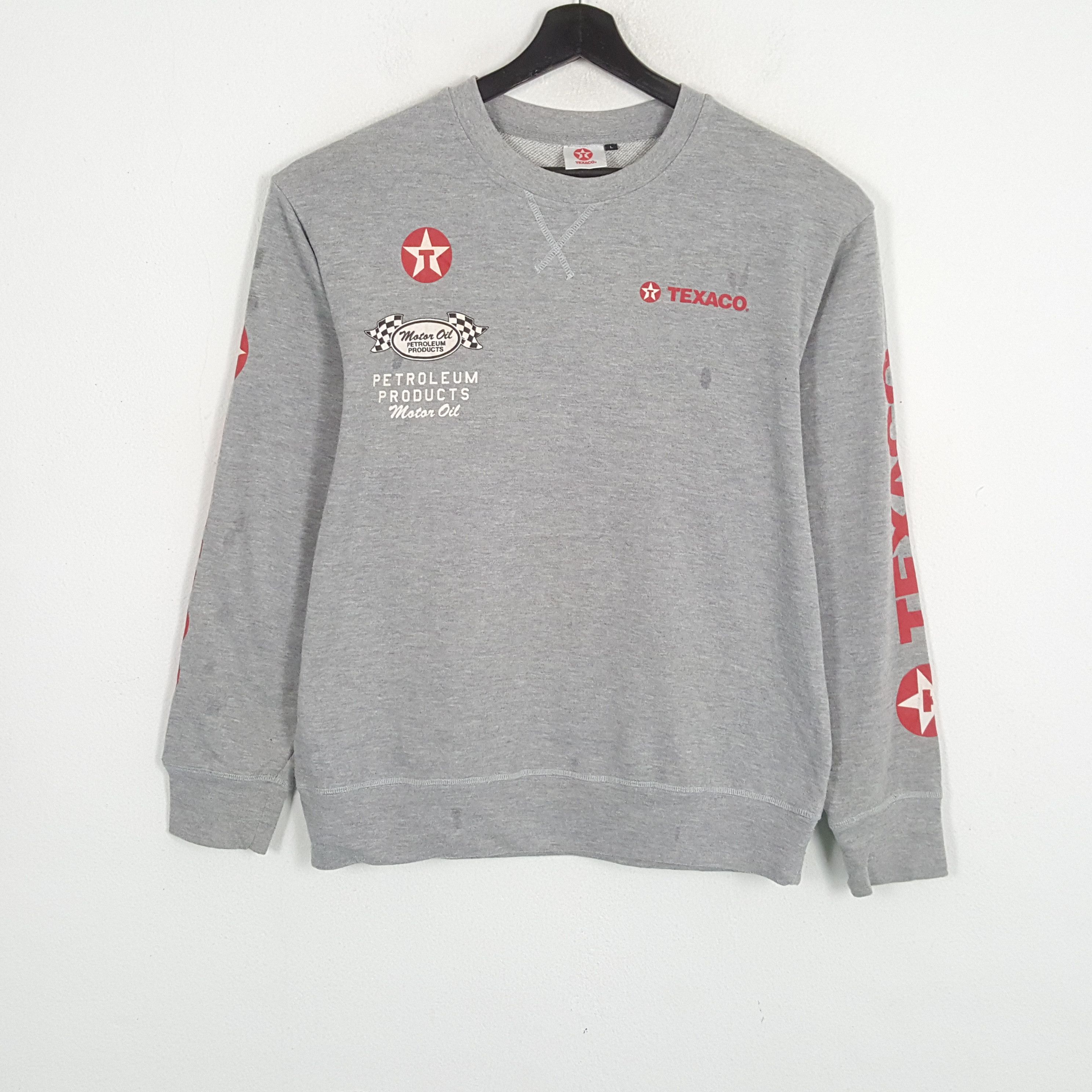 Vintage TEXACO American Oil Brand Sweatshirt Size US M / EU 48-50 / 2 - 3 Thumbnail