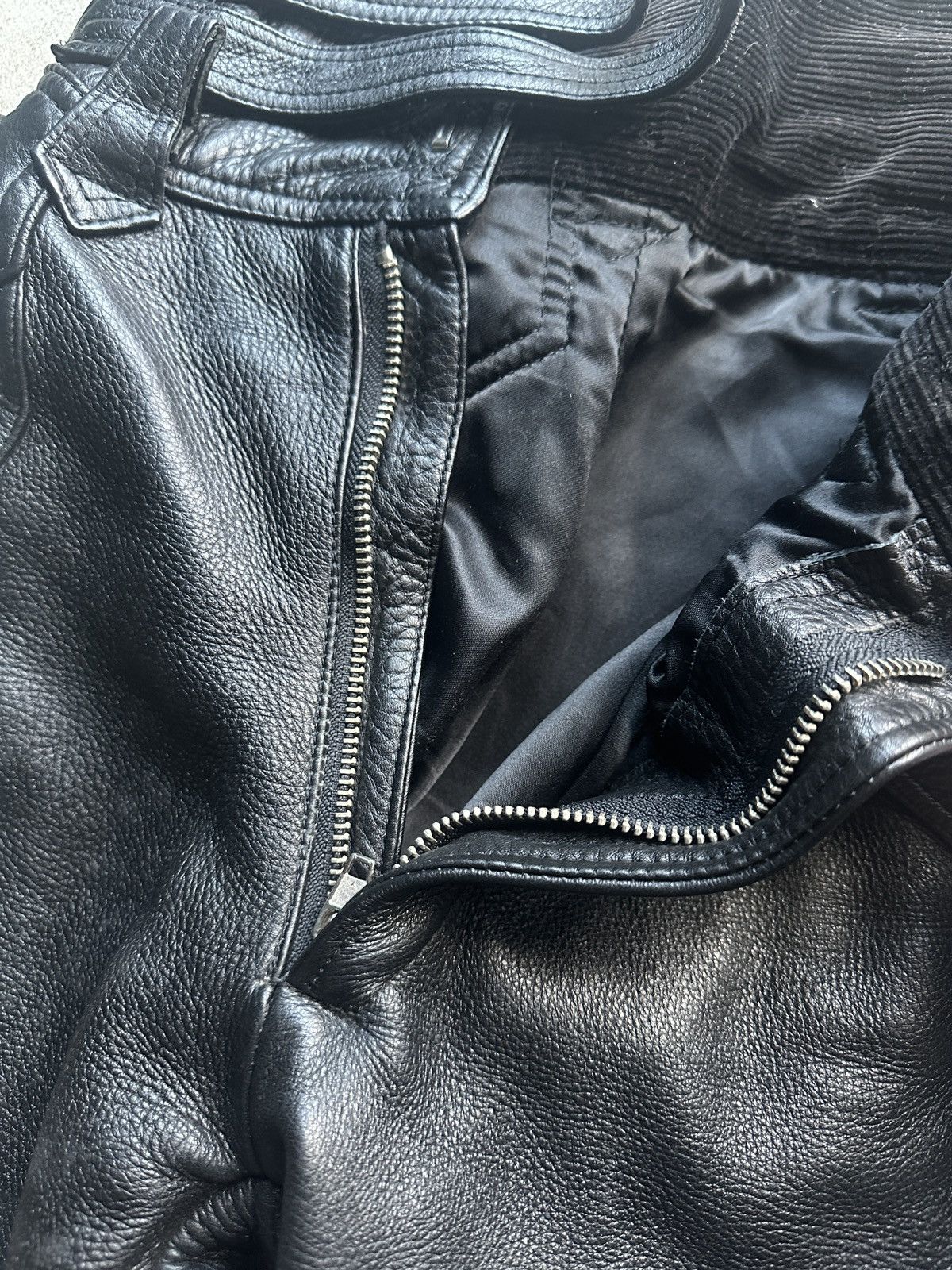 Japanese Brand Kadoya Early 00’s Leather Motorcycle Pants Size US 29 - 5 Thumbnail