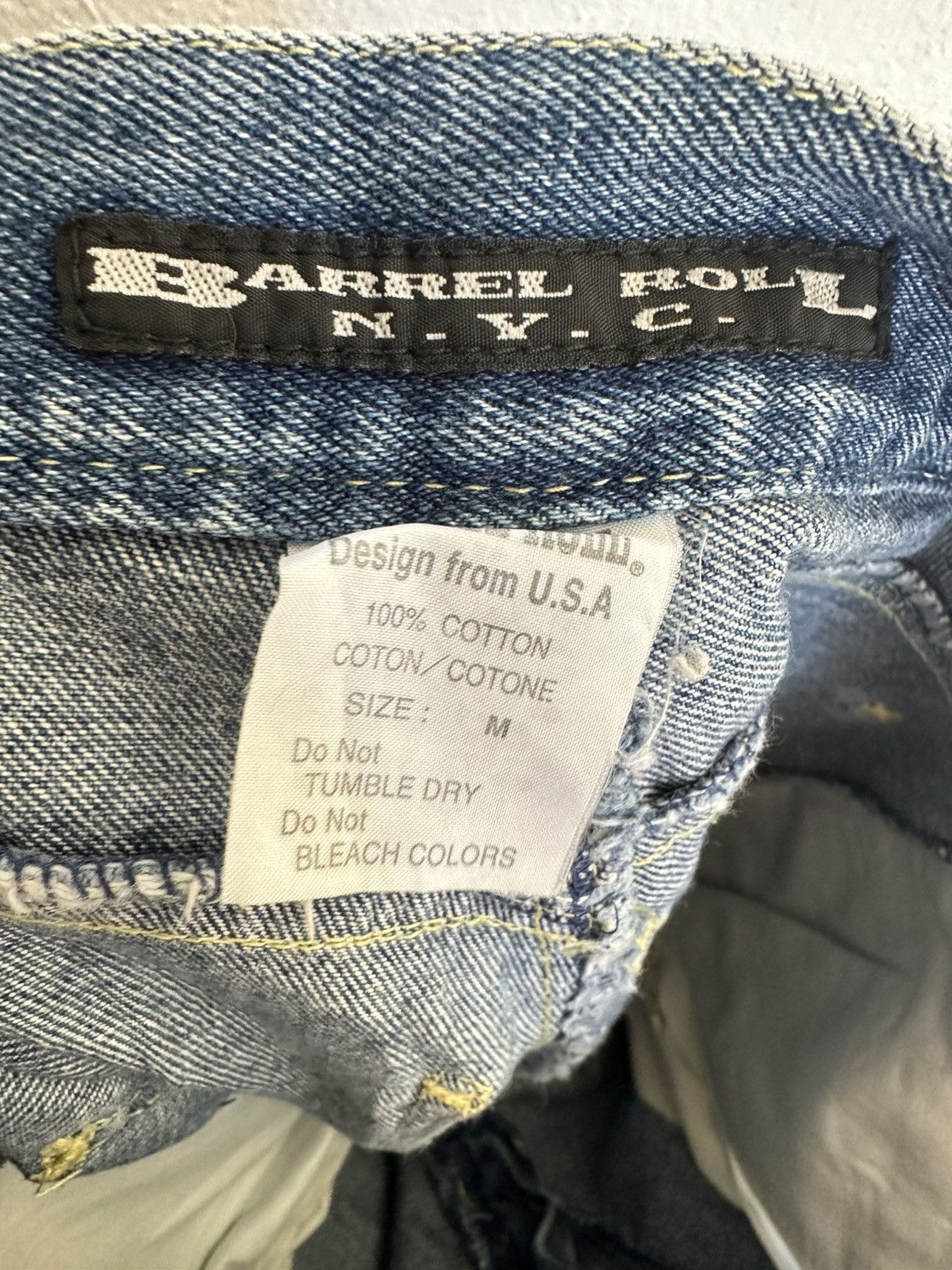 Vintage Barrel roll nyc baggy jeans Size US 32 / EU 48 - 3 Thumbnail
