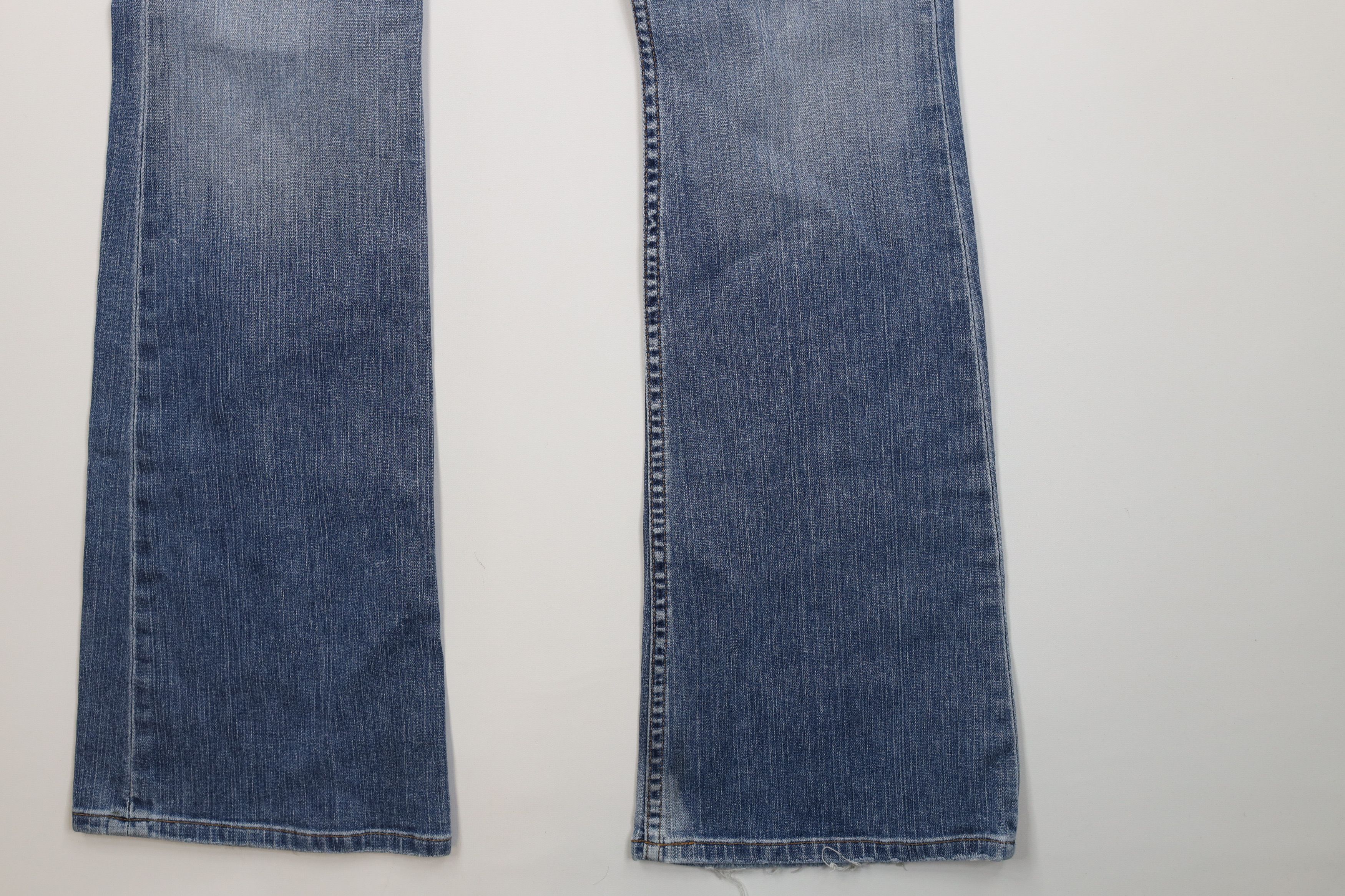Vintage Vintage Buckle BKE Distressed Babydoll Flared Wide Leg Jeans Size 31" - 5 Thumbnail
